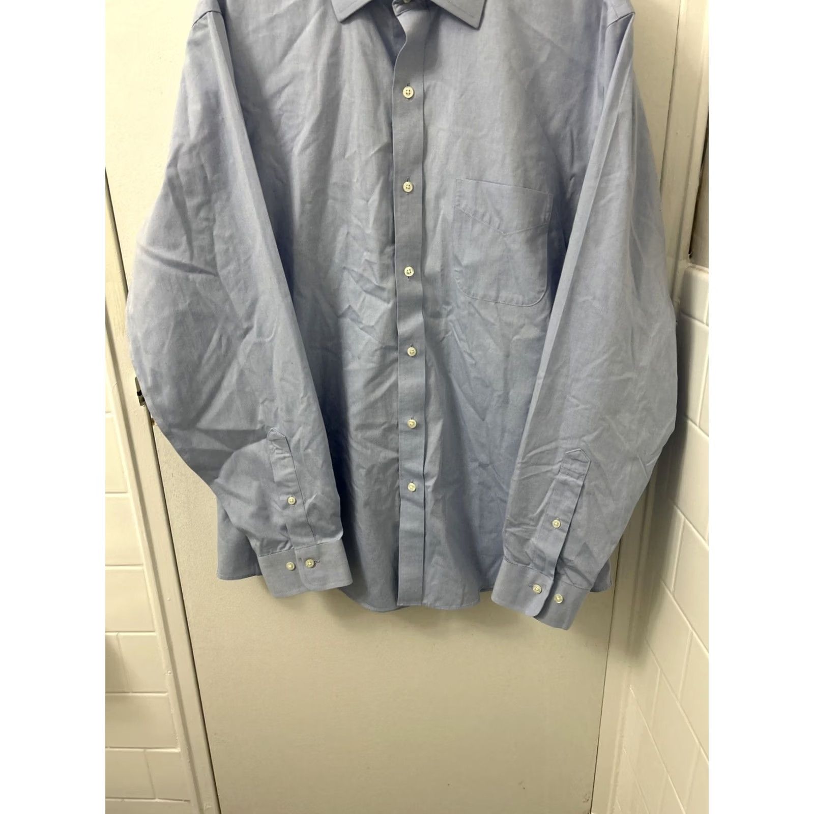 Brooks Brothers Brooks Brothers Regent Shirt Mens 16 4/5 Blue Oxford Button-Down L/S Non Iron Casual Size US L / EU 52-54 / 3 - 3 Thumbnail
