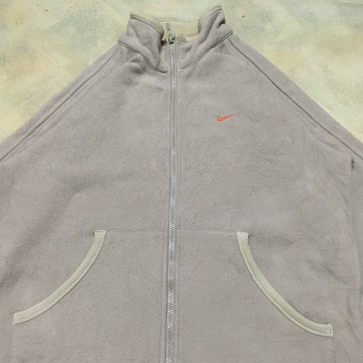 Nike Nike Small Logo Fleece Zipper Sweater Jacket Size US M / EU 48-50 / 2 - 2 Thumbnail