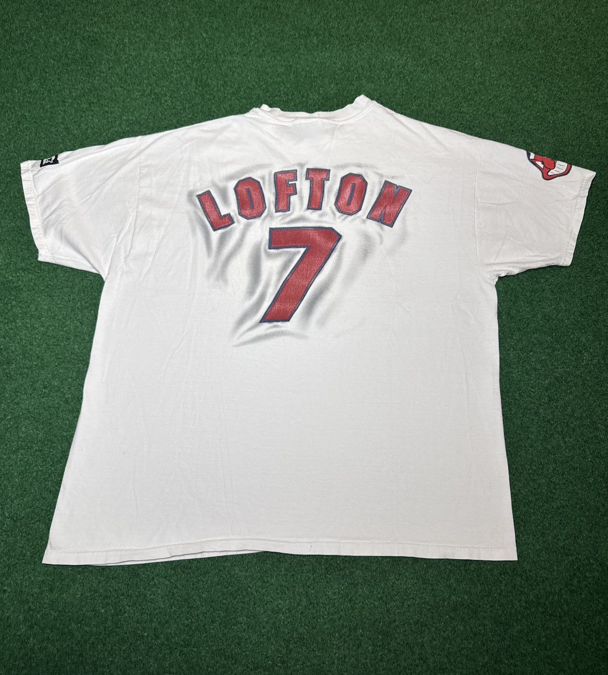 Starter Cleveland Indians Kenny Lofton 90s Starter T Shirt XXL MLB Size US XL / EU 56 / 4 - 2 Thumbnail