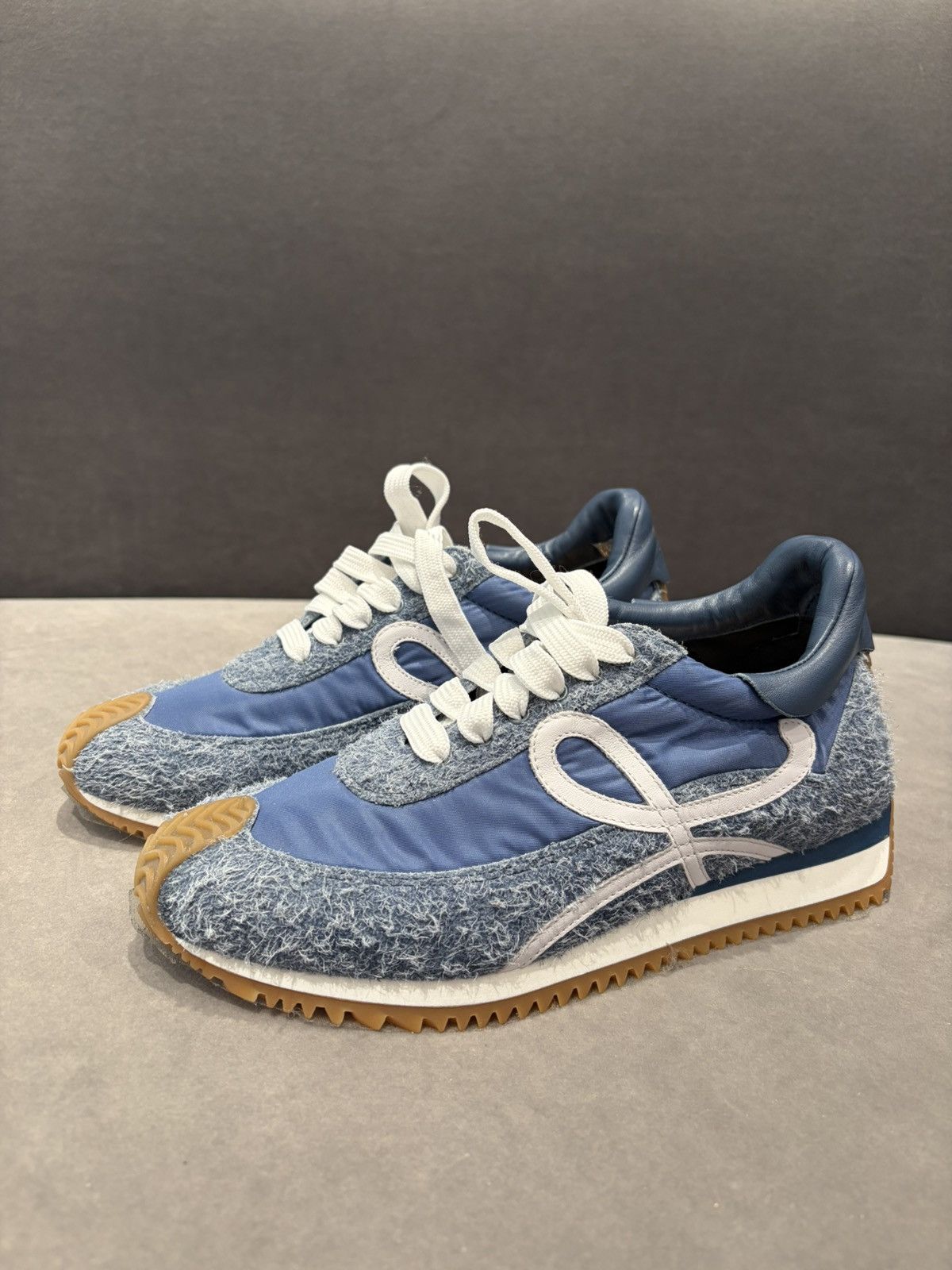 Loewe NIB Denim Flow Runner Sneakers - Blue, 36 Size US 6 / IT 36 - 1 Thumbnail