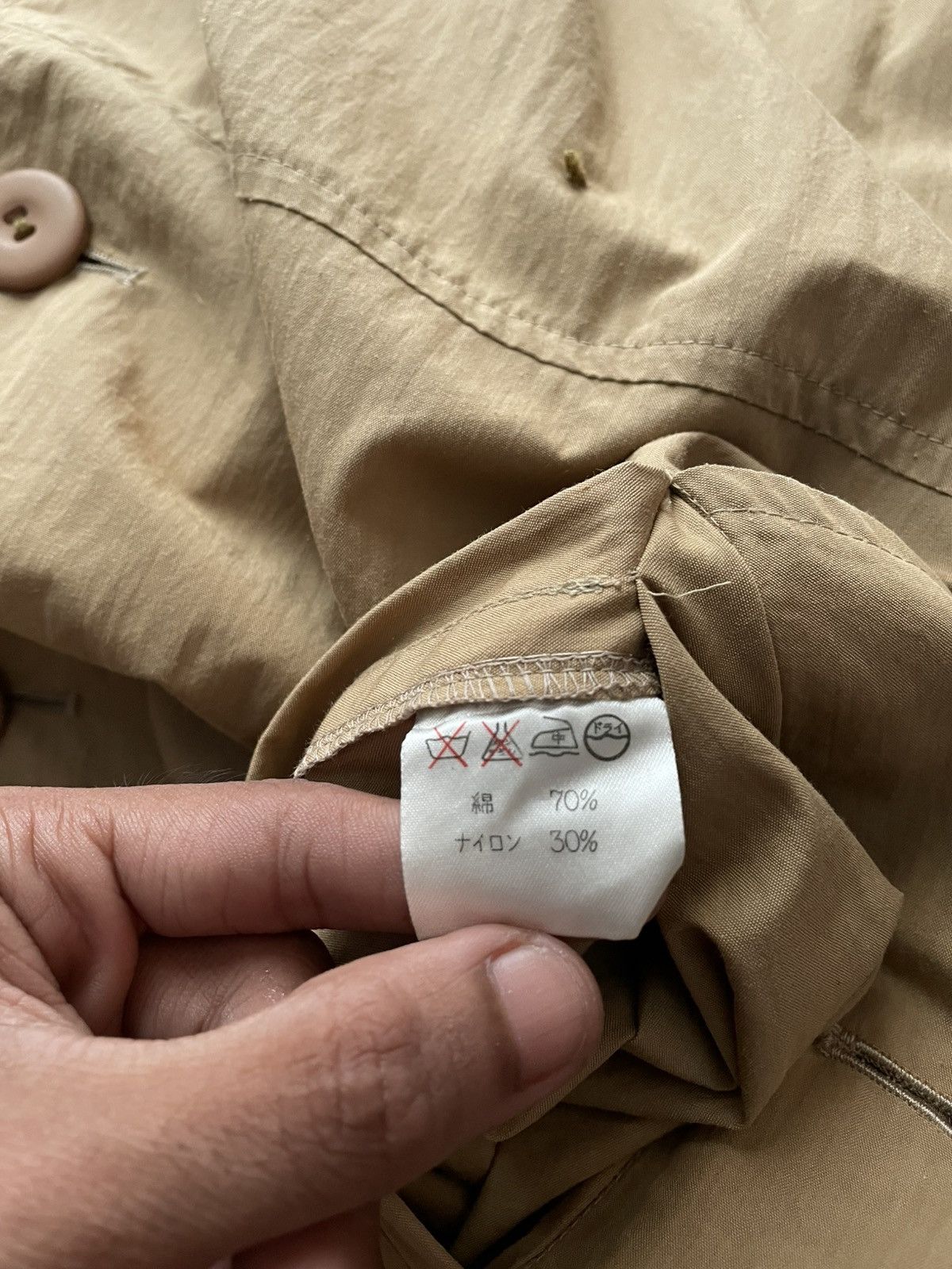 Issey Miyake Vintage 80's Issey Miyake Windcoat Oversize Long Coat Size US S / EU 44-46 / 1 - 19 Thumbnail