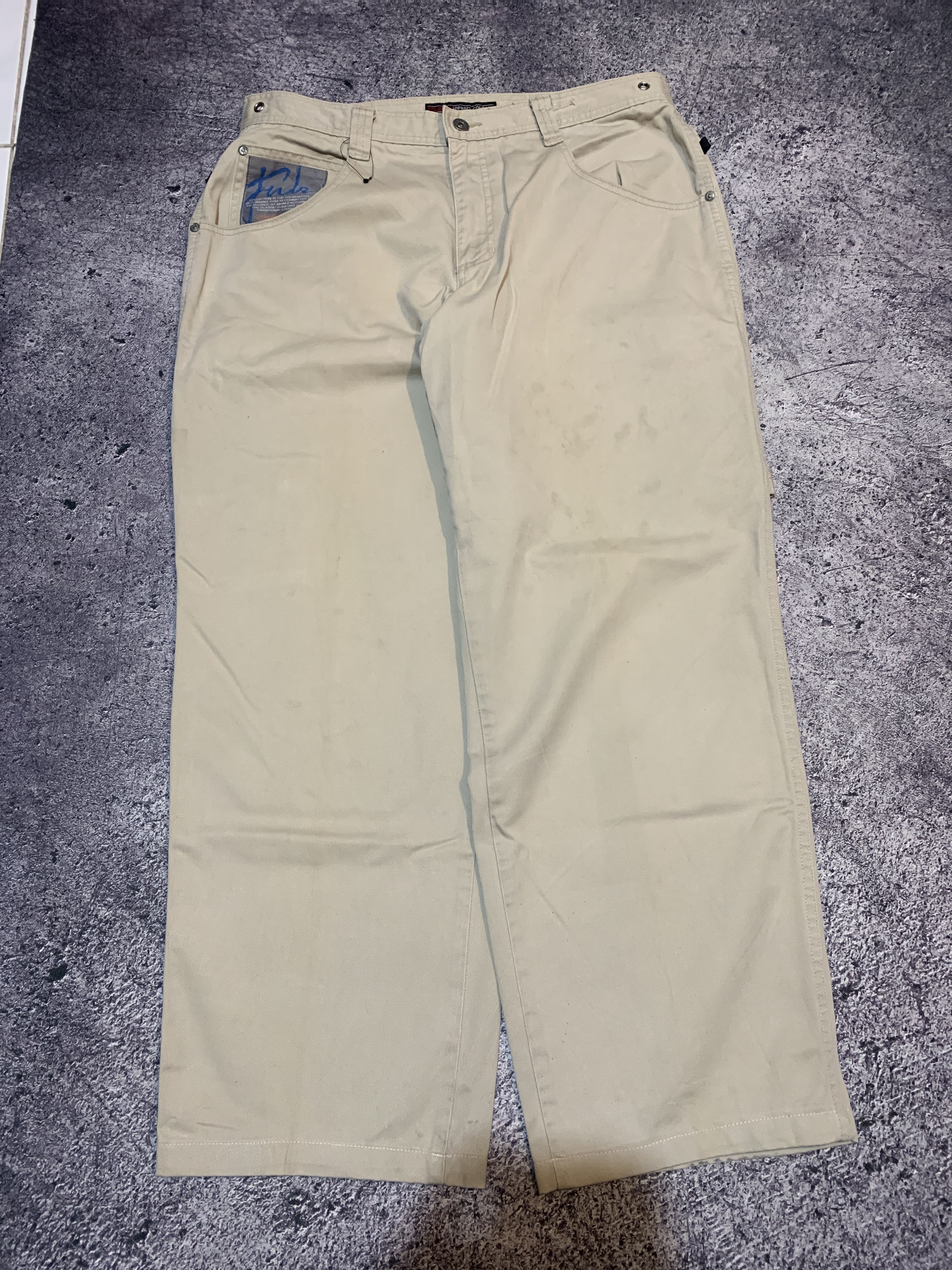 Fubu 2000s Fubu Embroidery Poem Logo Carpenter Pants y2k Size US 34 / EU 50 - 2 Thumbnail