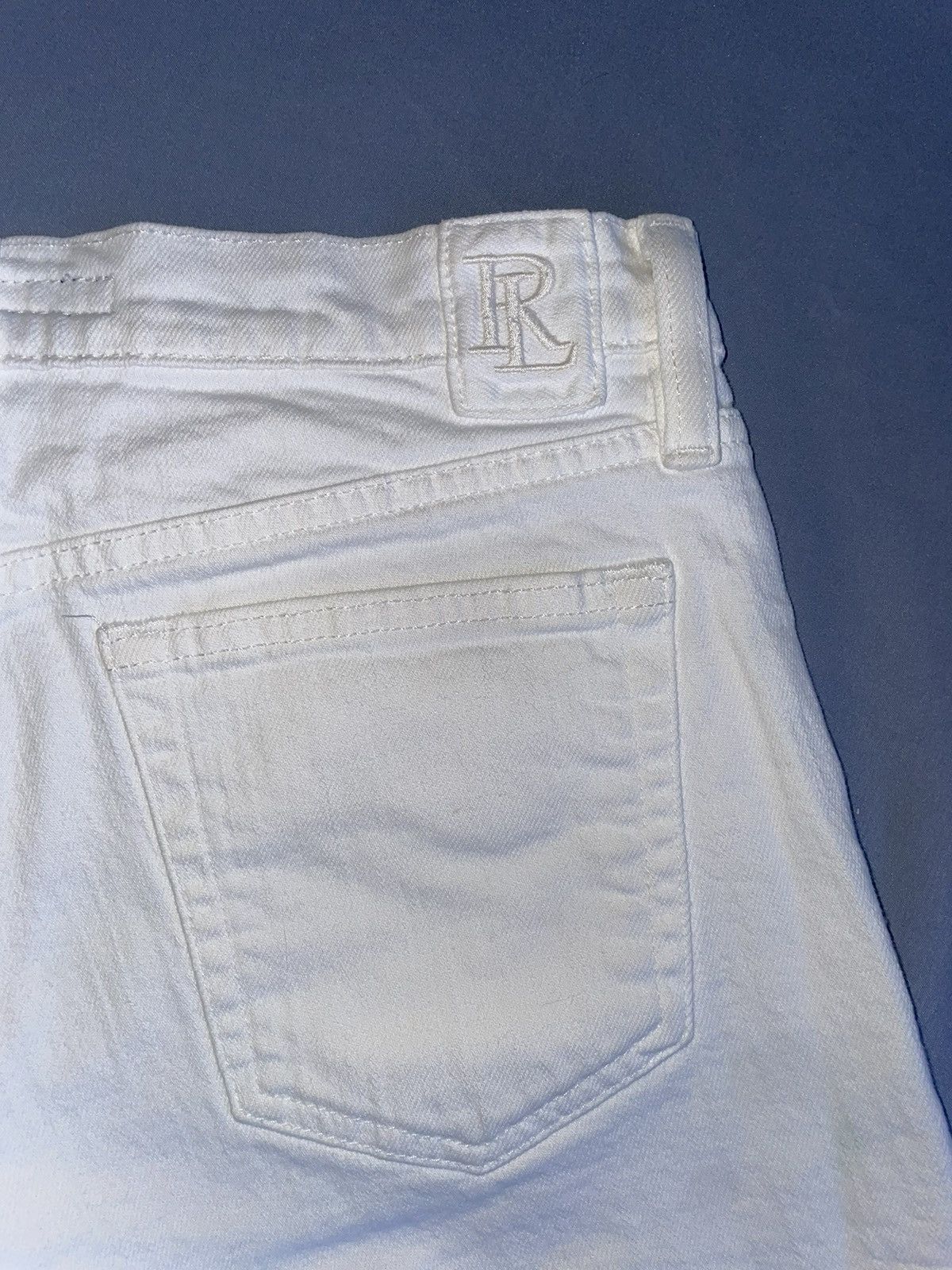 Polo Ralph Lauren Polo Ralph Lauren Sport White Jean Shorts Size 26" / US 2 / IT 38 - 6 Thumbnail