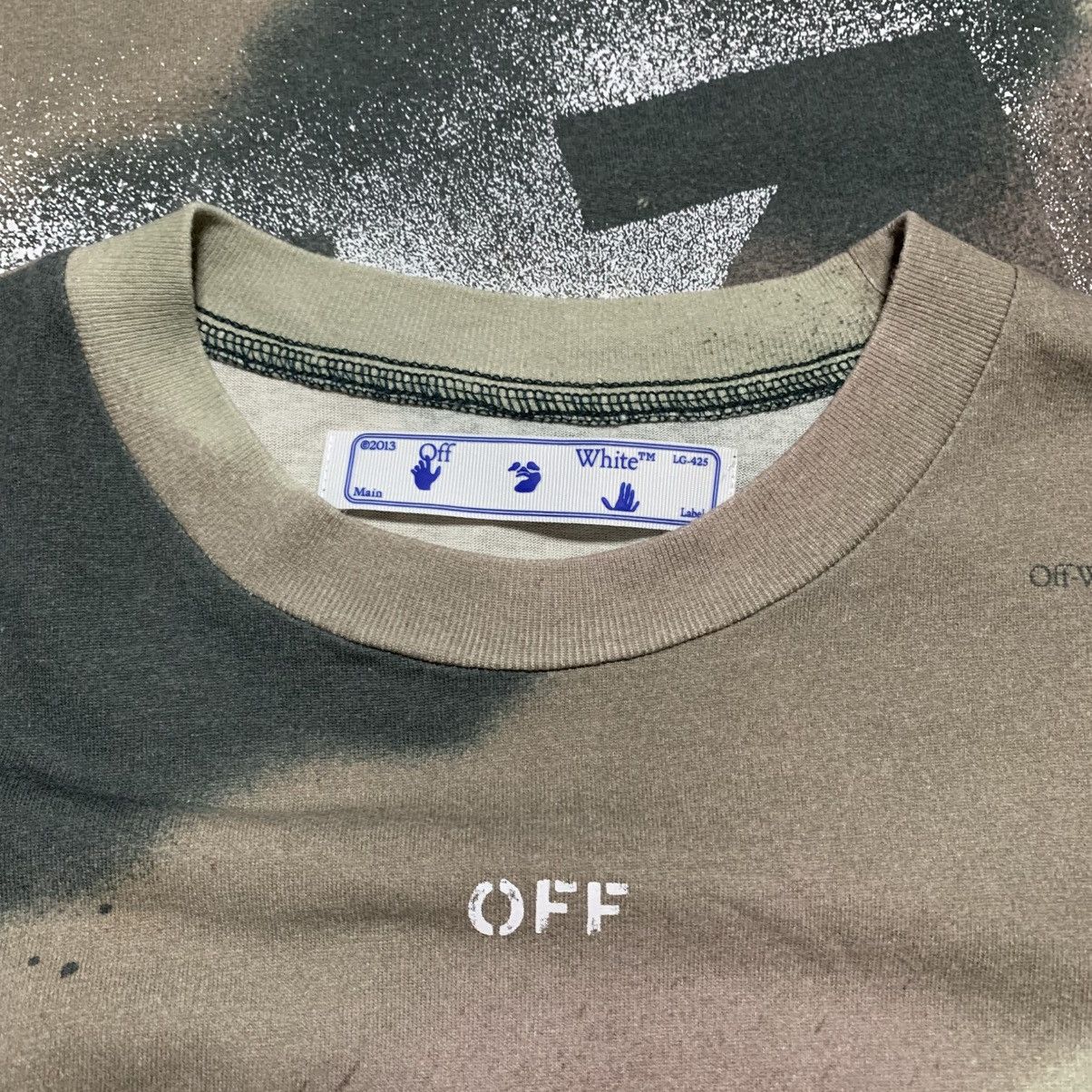 Off-White Off White XXS Stencil Arrows Camo Tee Virgil Abloh Size US XXS / EU 40 - 4 Thumbnail