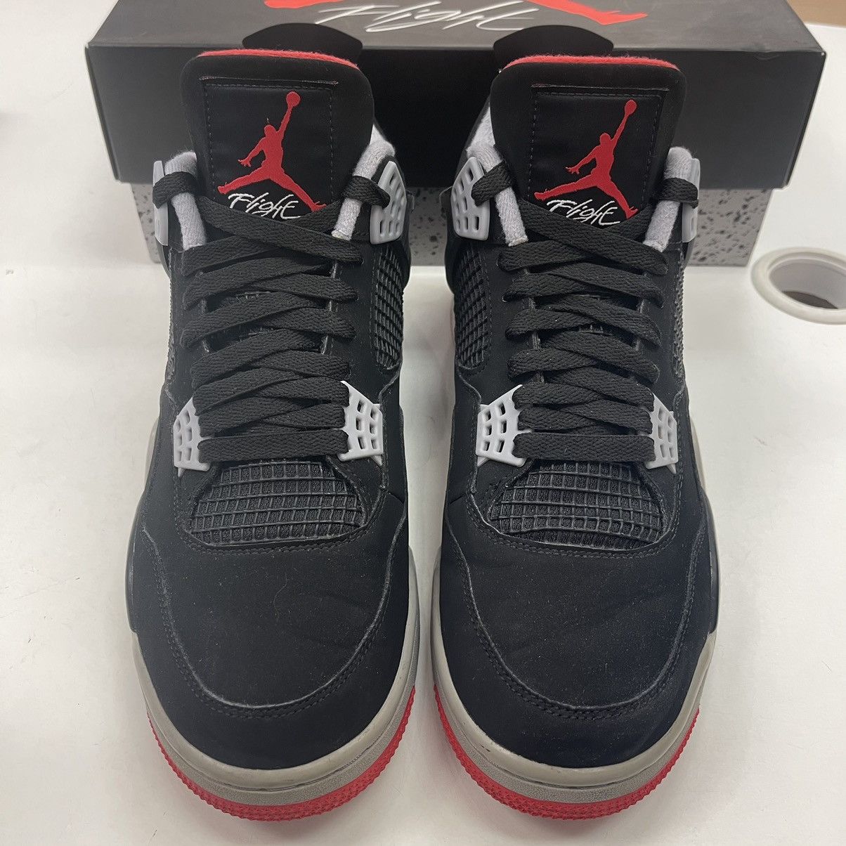 Jordan Brand Air Jordan 4 Retro OG 'Bred' 2019 - LIGHTLY WORN WITH OG BOX Size US 11 / EU 44 - 3 Thumbnail
