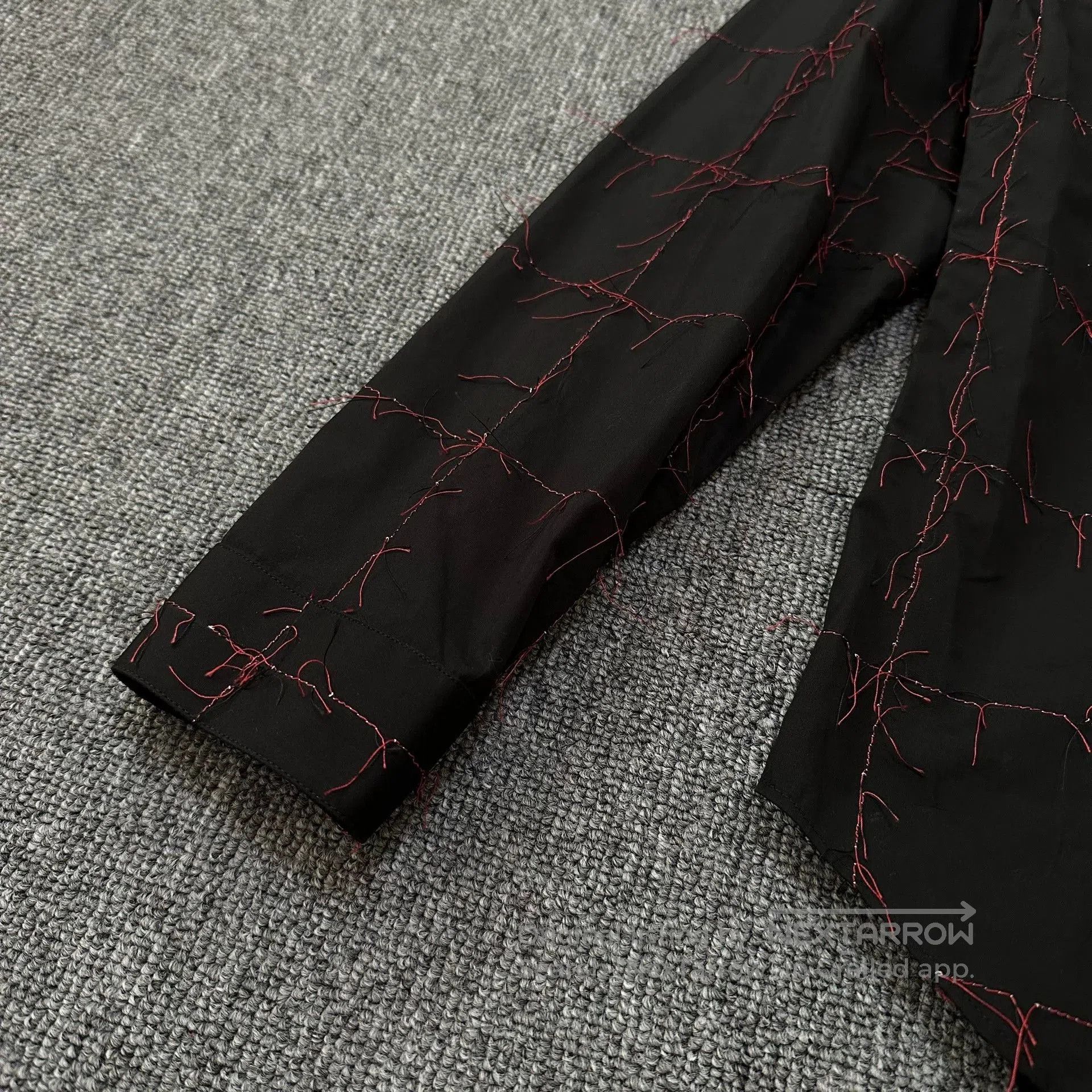 Dior Dior Homme Red Stitch Runway Shirt. Size US M / EU 48-50 / 2 - 3 Thumbnail
