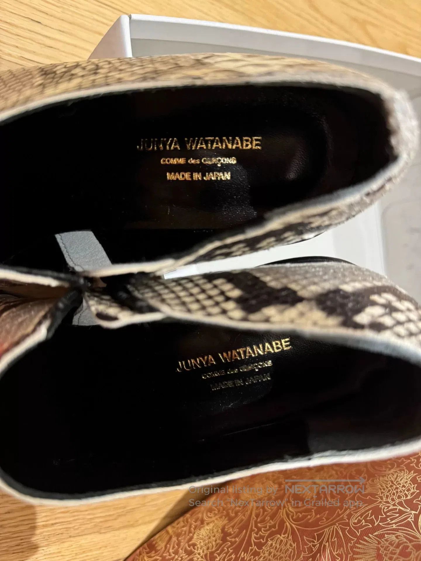 Junya Watanabe Junya Watanabe Snake Print Chelsea Boots. Size US 7 / EU 40 - 6 Thumbnail