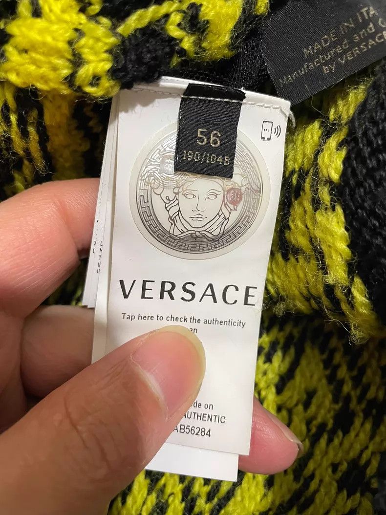 Versace Versace Ribbed trim with wool knit Size 3XL / US 20-22 - 7 Thumbnail
