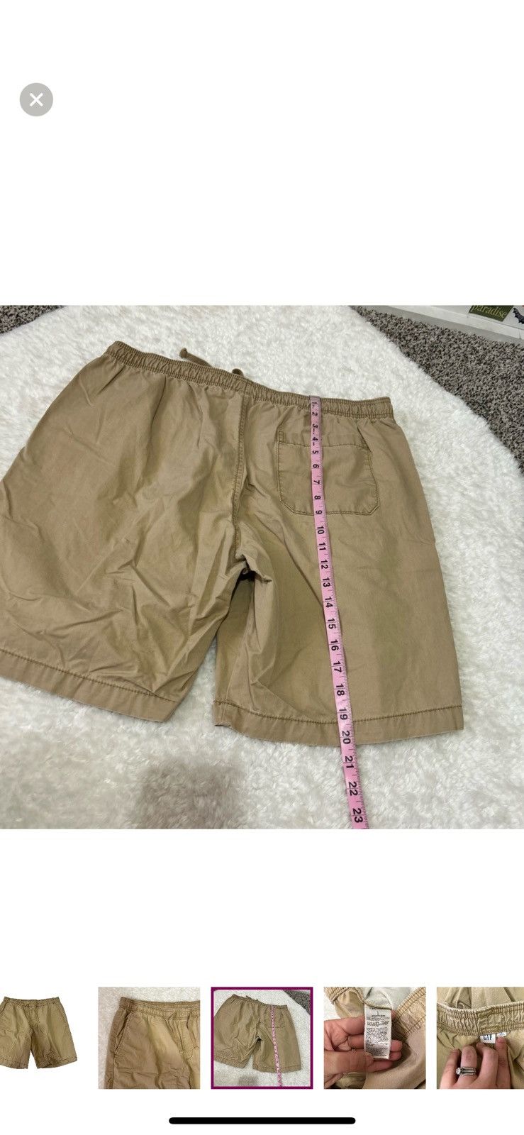 Gap Gap large pull on khaki shorts Size US 36 / EU 52 - 3 Thumbnail