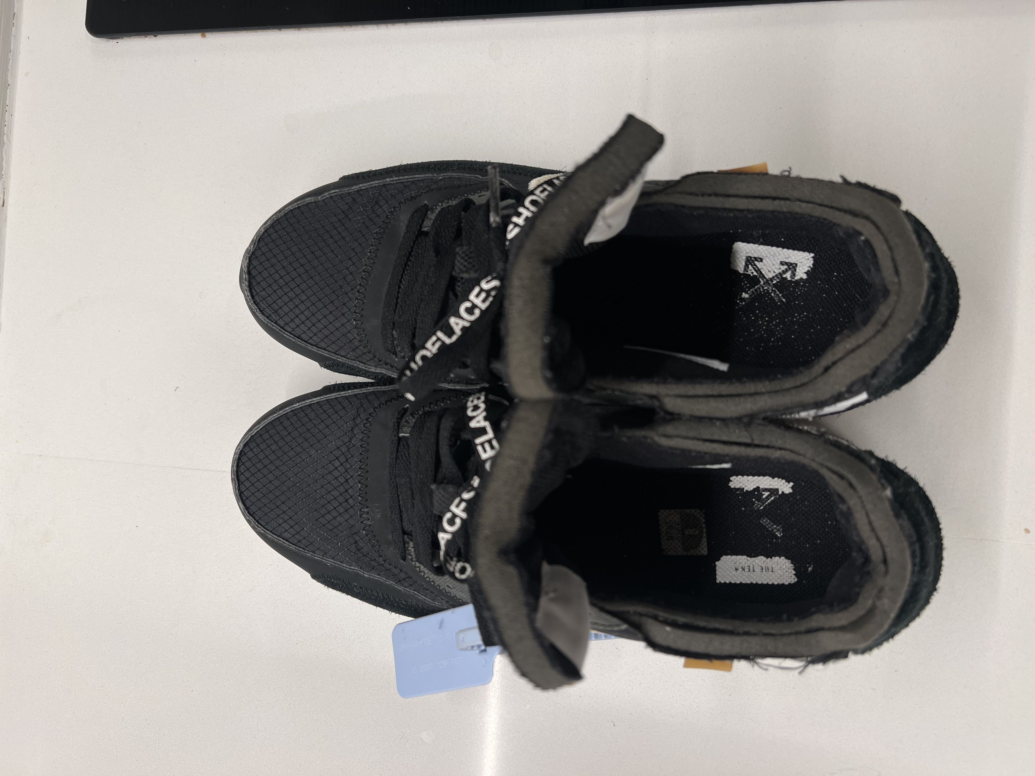 Nike × Off-White Nike Air Max 90 Off-White Black 8 Size US 8 / EU 41 - 7 Thumbnail