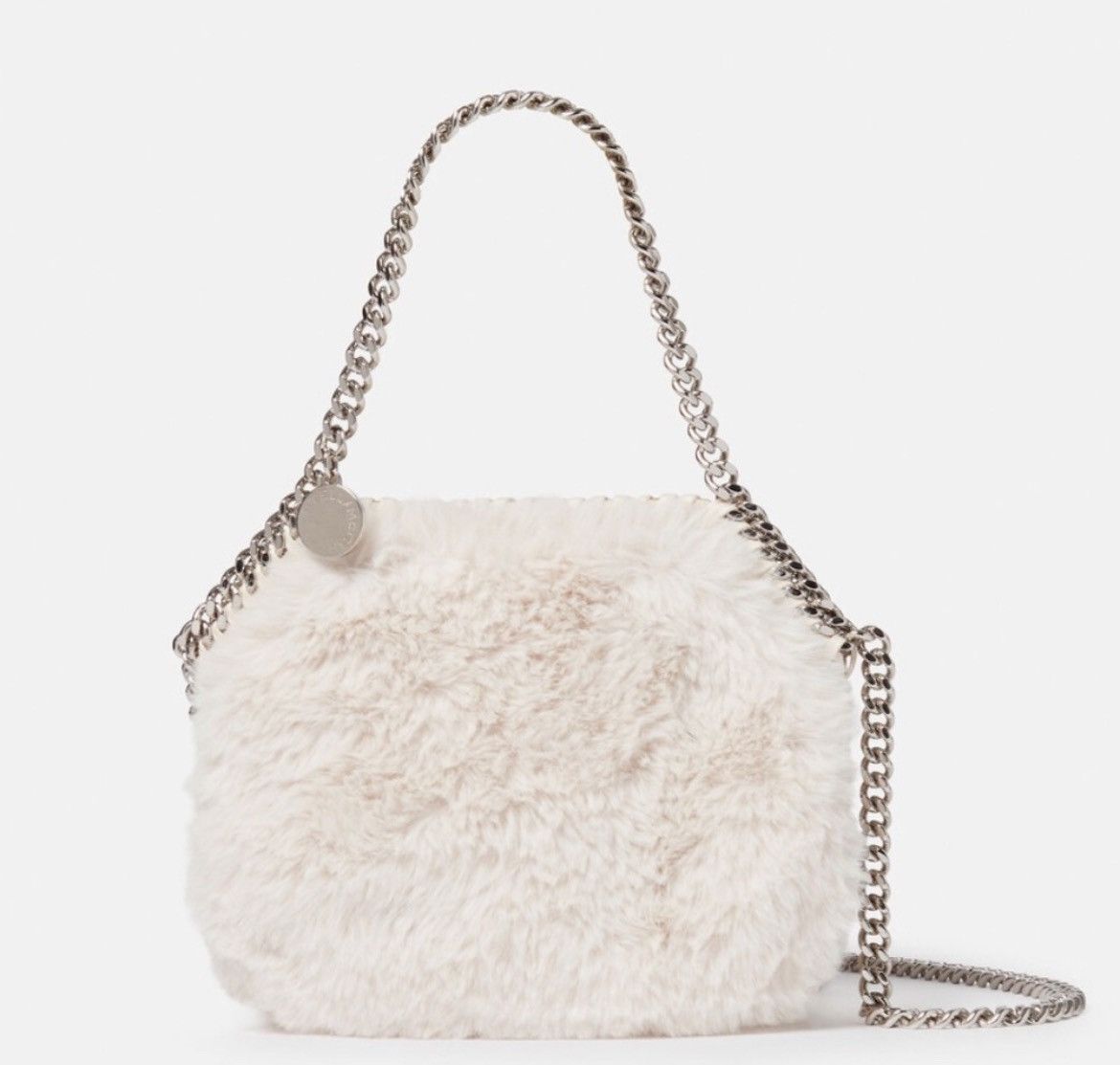 Stella McCartney Stella McCartney Mini Falabella Shearling Sherpa Bag Size ONE SIZE - 1 Thumbnail
