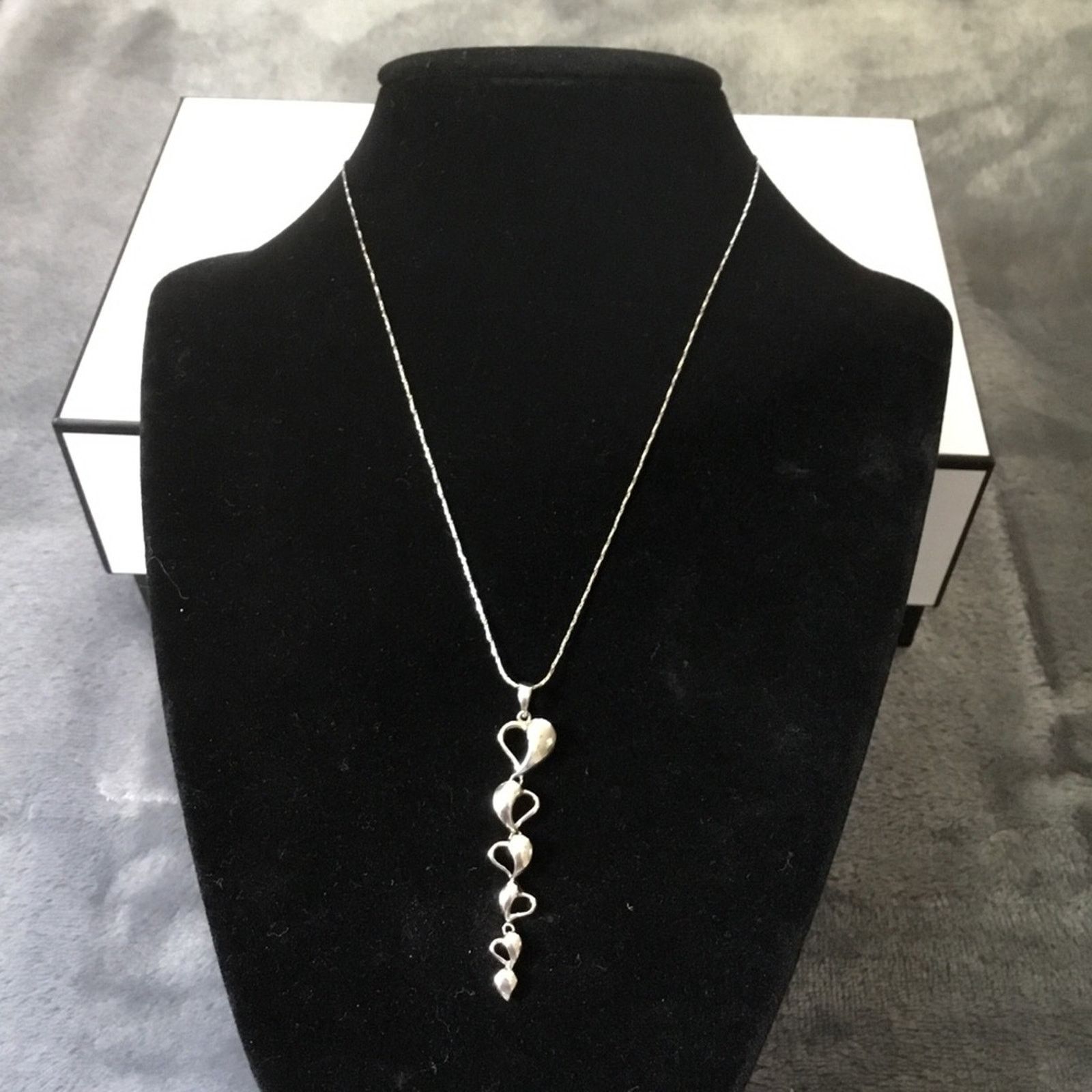 Other Sterling Silver Multi-Heart Necklace Size ONE SIZE - 2 Thumbnail