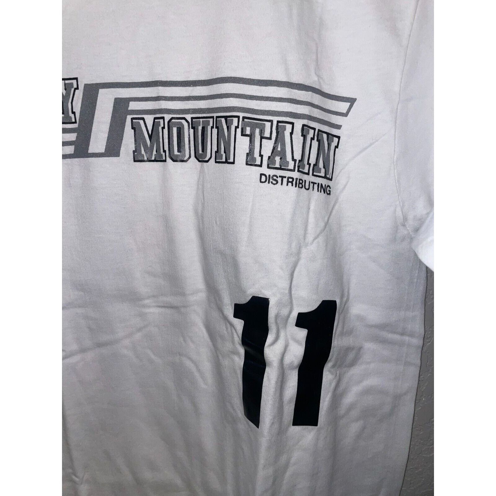 Jerzees Vintage Rocky Mountain Shirt Distrubting White Tee VTG 90s M Size US M / EU 48-50 / 2 - 4 Thumbnail