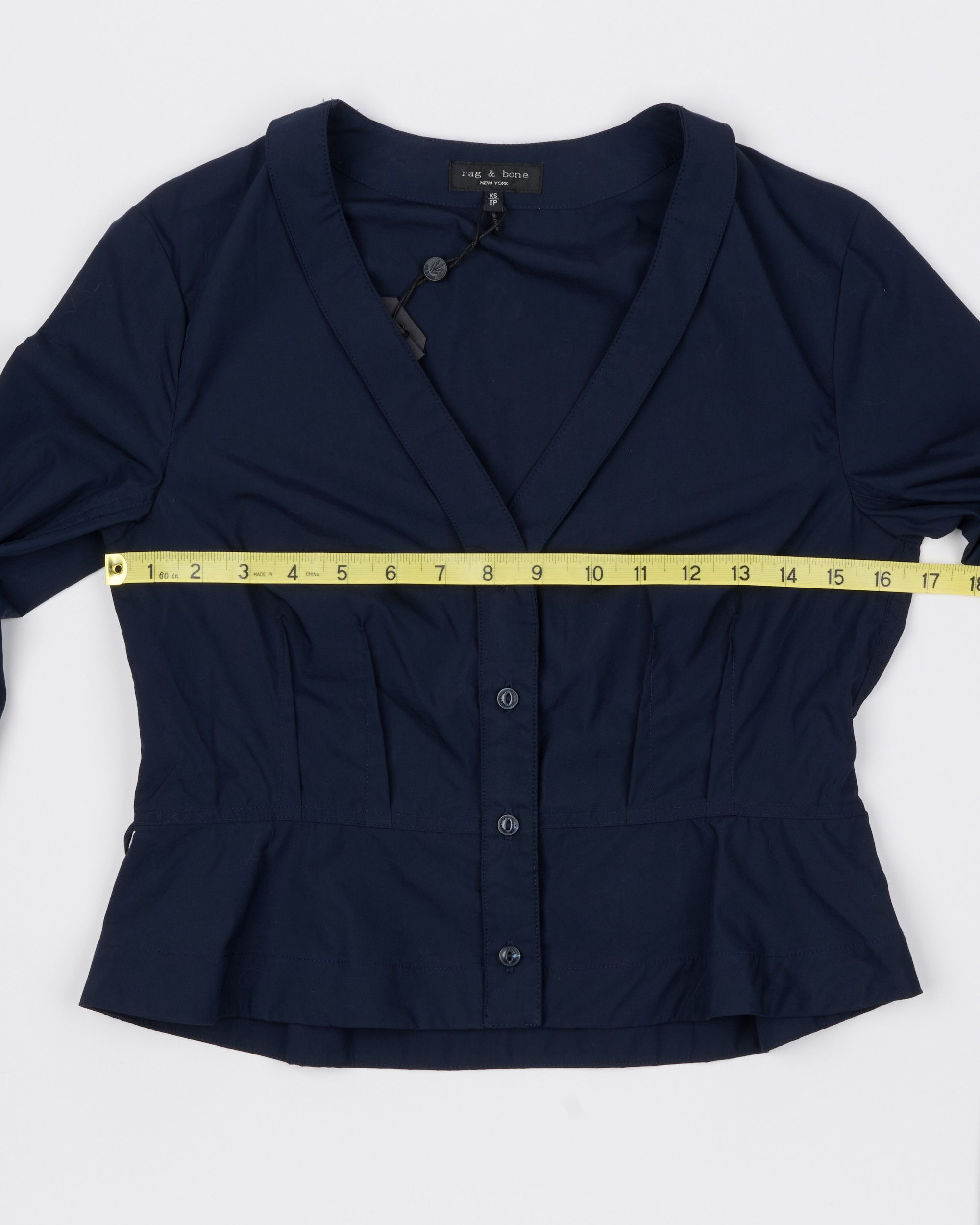 Rag & Bone Rag & Bone longsleeve cotton blouse XS (NWT) Size XS / US 0-2 / IT 36-38 - 8 Thumbnail