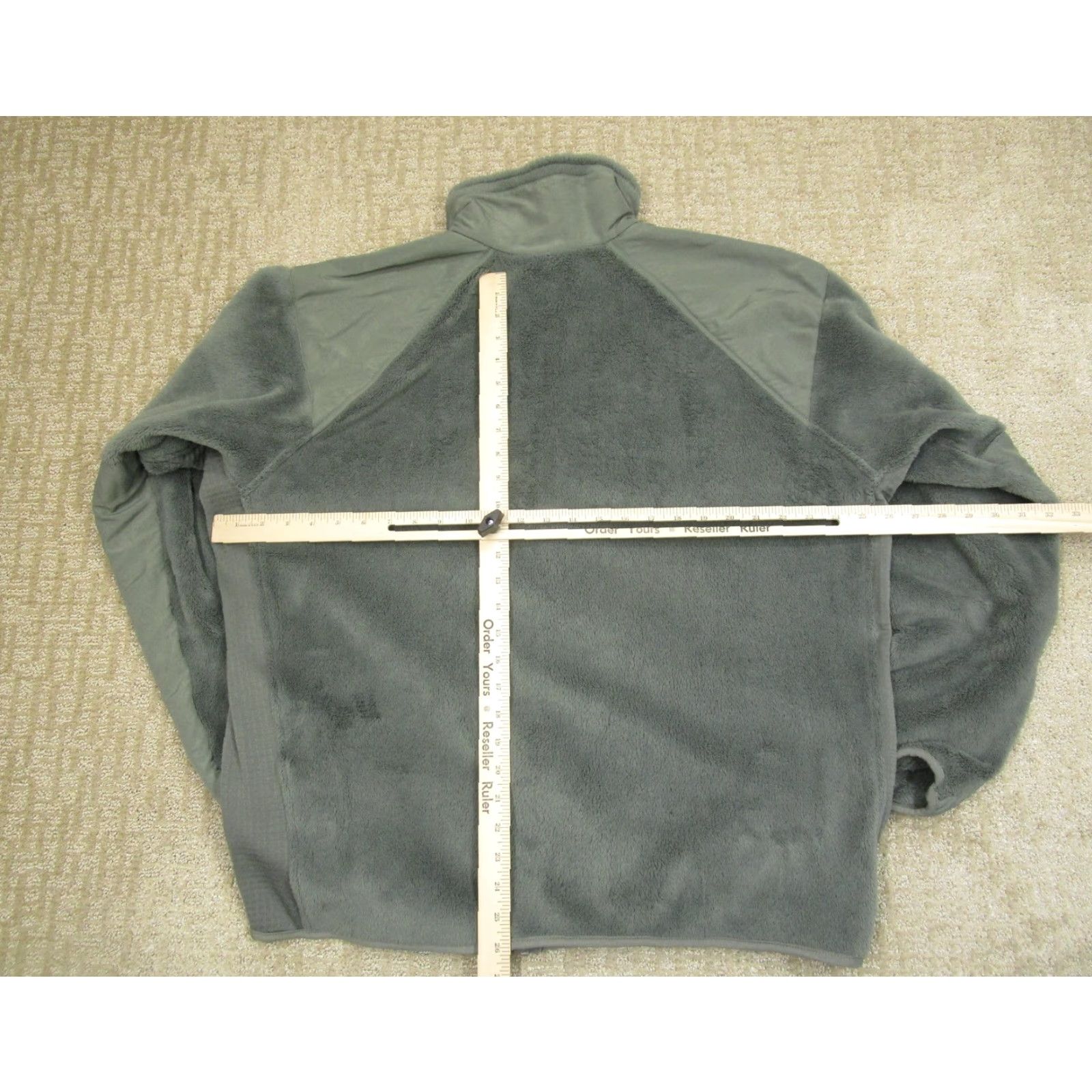 Vintage Peckham Winter Gray Fleece Jacket Men Large EEWCS Gen III Military Long Zip Mid-Length Casual Workwear Army Outdoor Boys? Size US L / EU 52-54 / 3 - 4 Thumbnail