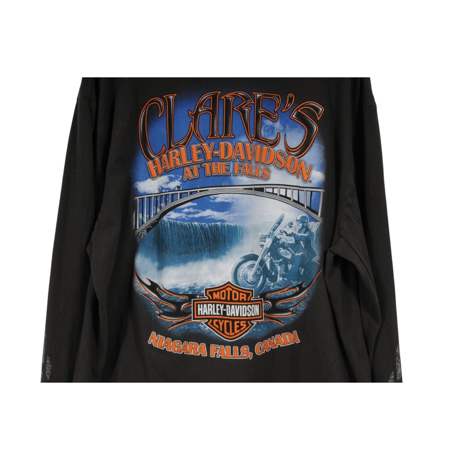Vintage Harley Davidson Claire's Niagra Falls Canada - 02505 Size US XL / EU 56 / 4 - 6 Thumbnail