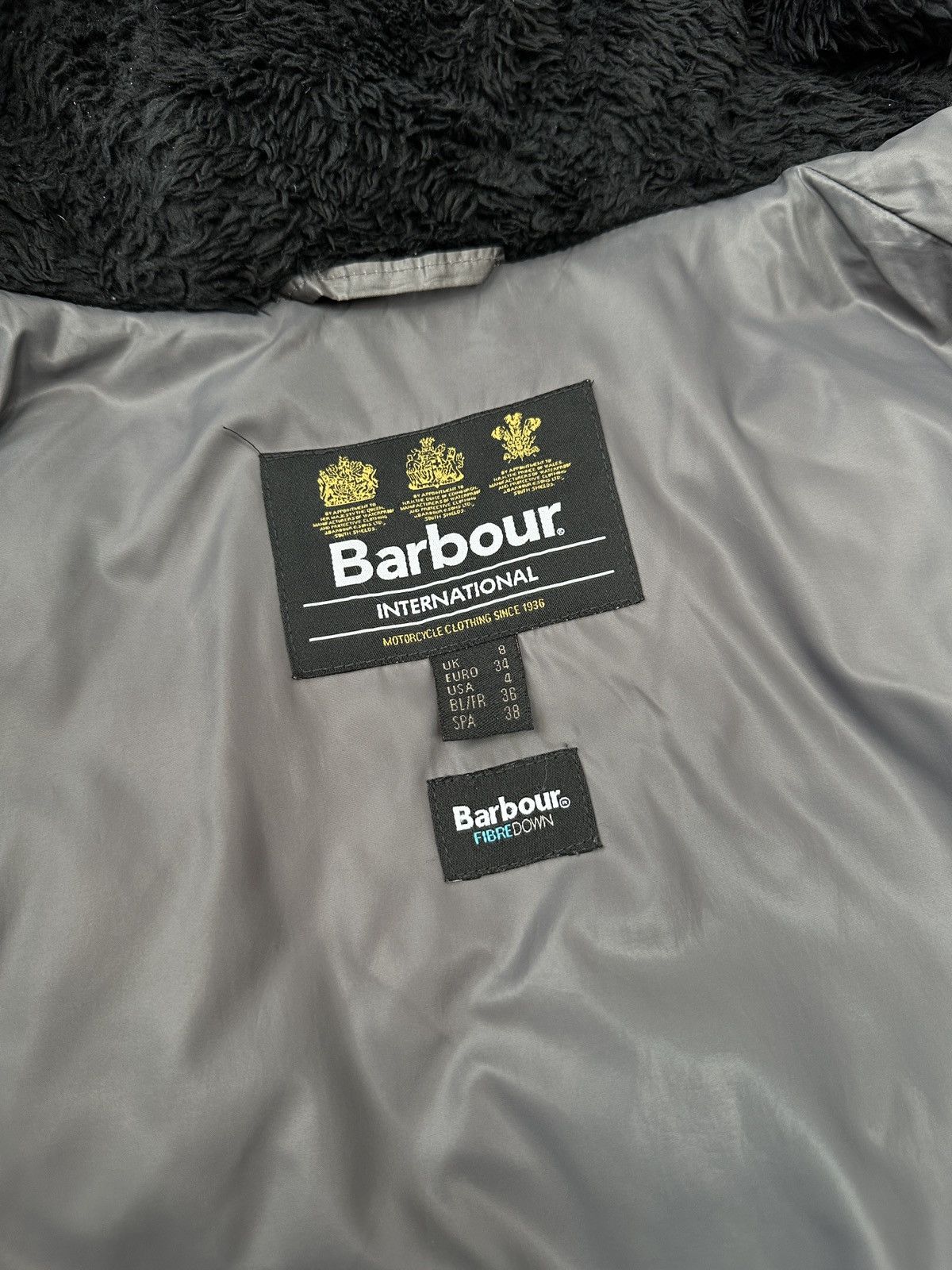 Barbour BARBOUR INTERNATIONAL Motegi Quilt Jacket Silver Women’s Size S / US 4 / IT 40 - 7 Thumbnail