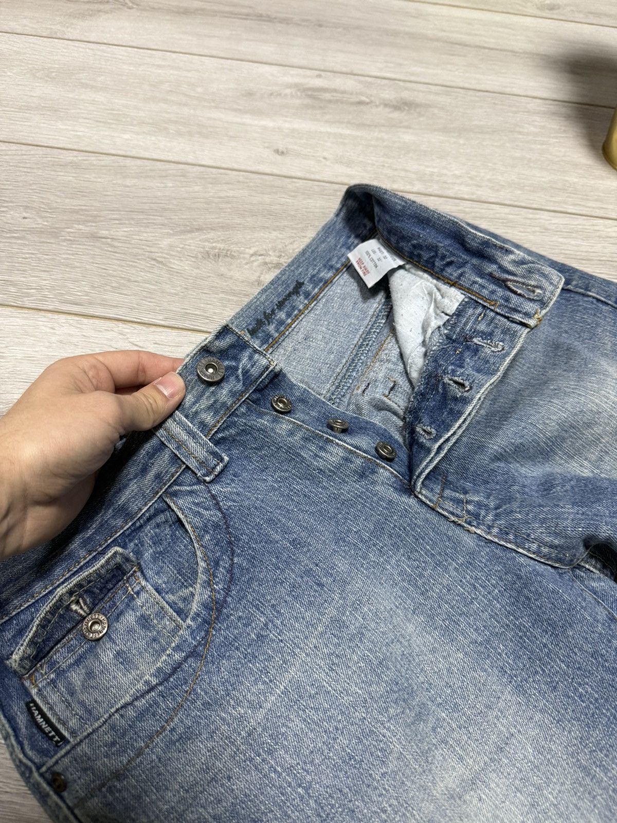 Katharine Hamnett London Katharine Hamnett big logo H flared jeans pants Size US 32 / EU 48 - 3 Thumbnail