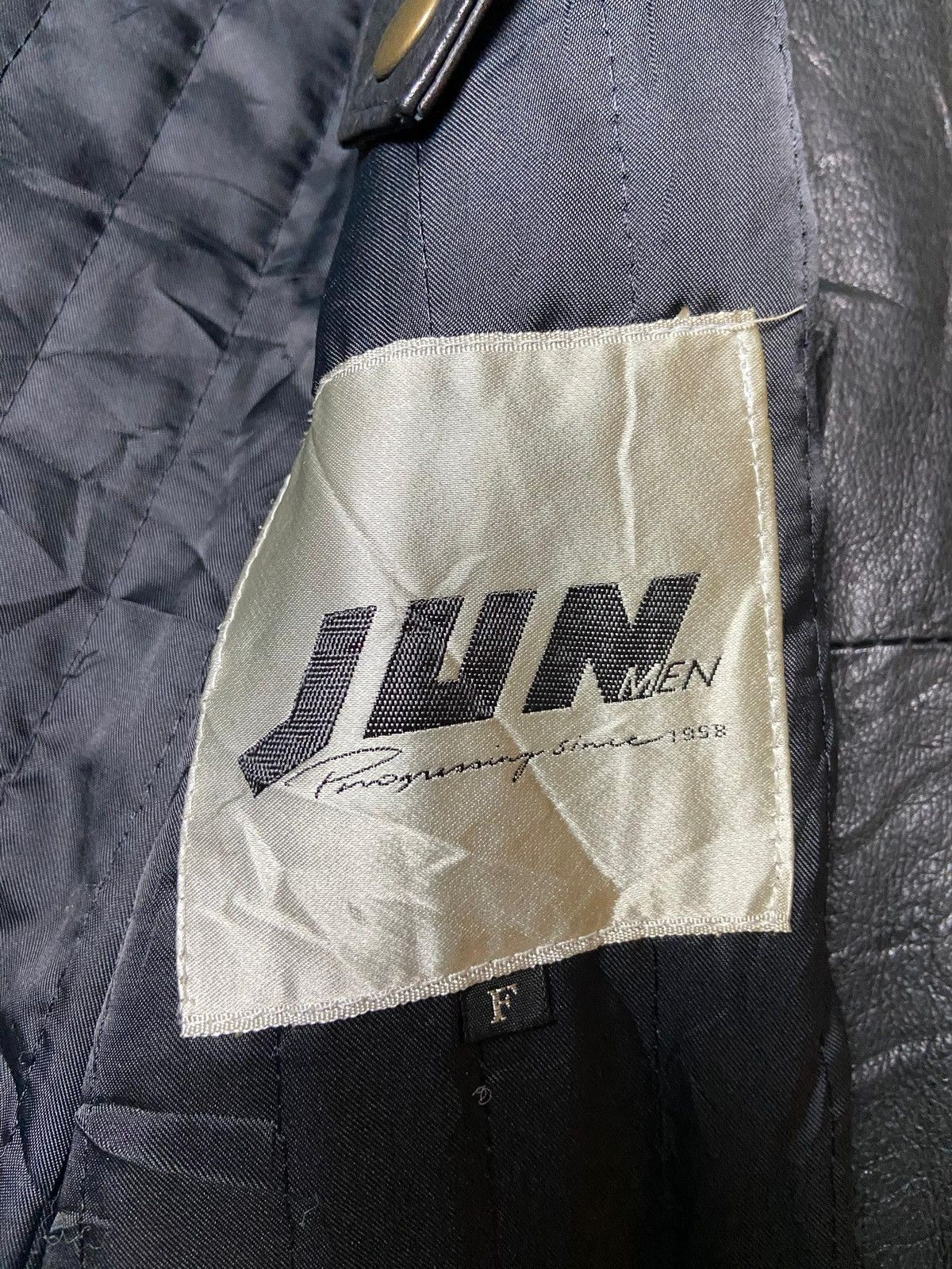Designer × Japanese Brand × Vintage Vintage JUN Men’s Embroidered Leather Suede Jacket (119) Size US S / EU 44-46 / 1 - 8 Thumbnail