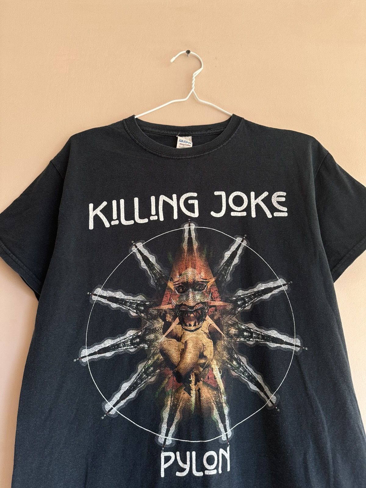 Band Tees Vintage Killing Joke Pylon Big Logo Black T-Shirt Size M Size US L / EU 52-54 / 3 - 4 Thumbnail