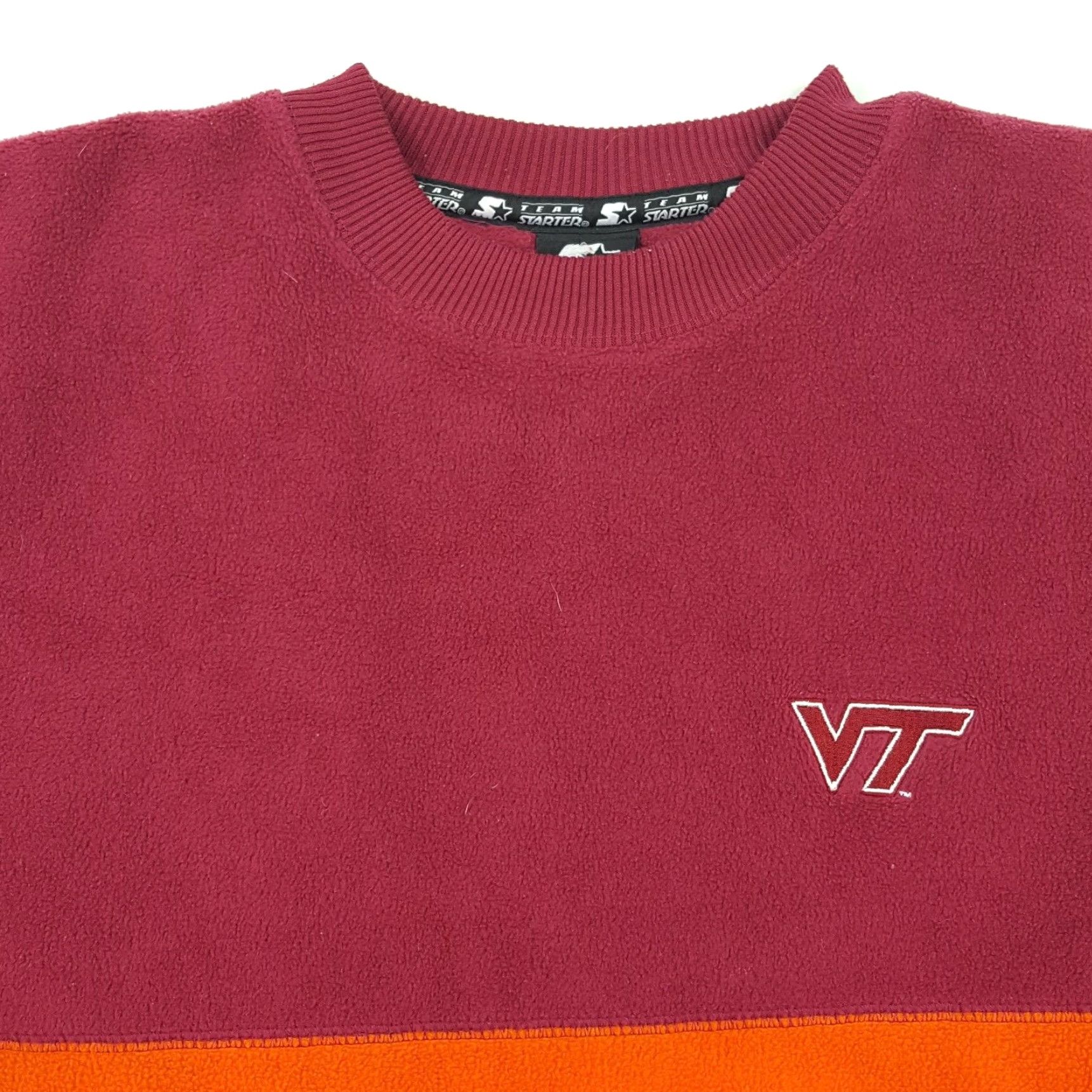 Starter VINTAGE Virginia Tech Hokies Football VT Fleece Size M Crewneck College Sweatshirt Size US M / EU 48-50 / 2 - 6 Thumbnail
