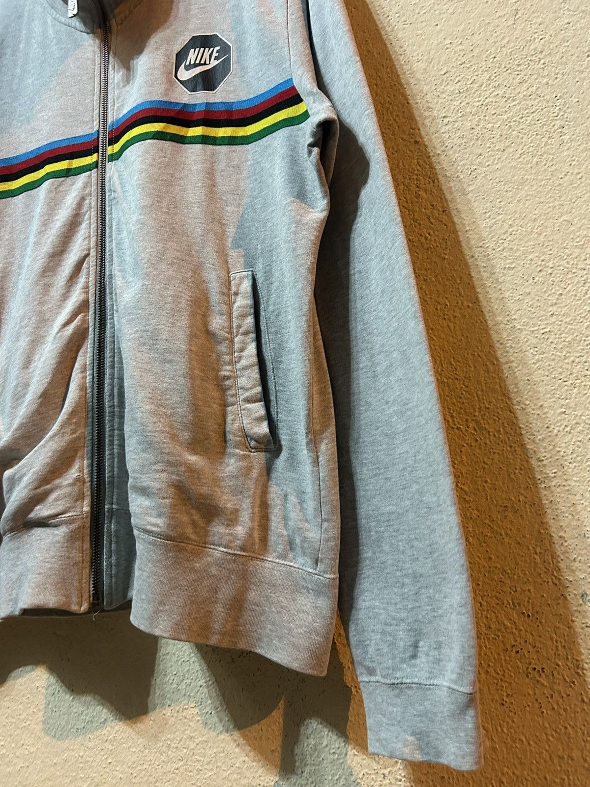 Nike Vintage Y2K Nike Stripes Zip Up Sweatshirt Size US S / EU 44-46 / 1 - 6 Thumbnail