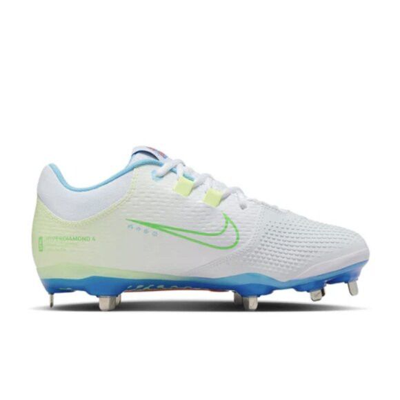 Nike NIKE FQ7729-100 HYPERDIAMOND 4 SOCCER CLEATS SIZE 6 US Size US 6 / IT 36 - 1 Thumbnail