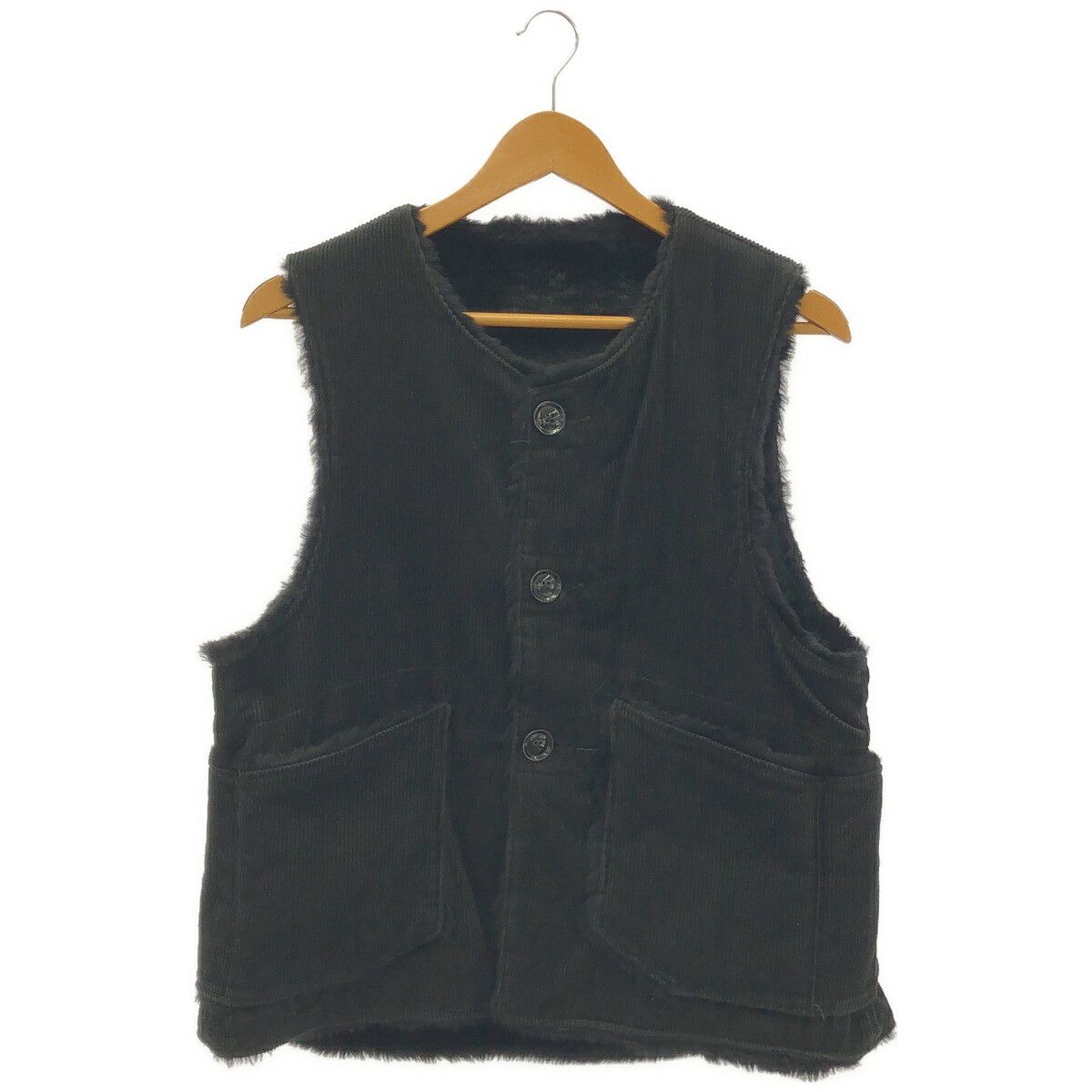 Engineered Garments Cover Vest in Nylon Micro Ripstop Primaloft