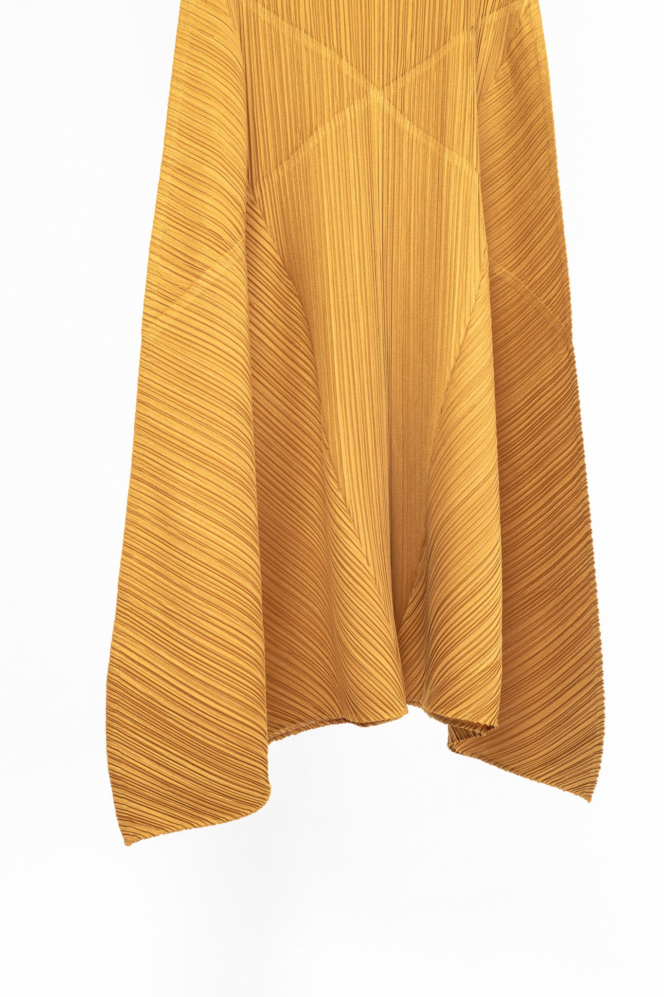 Pleats Please Issey Miyake Pleats Please Issey Miyake Orange 3/4-Sleeve Midi Dress Size L / US 10 / IT 46 - 6 Thumbnail