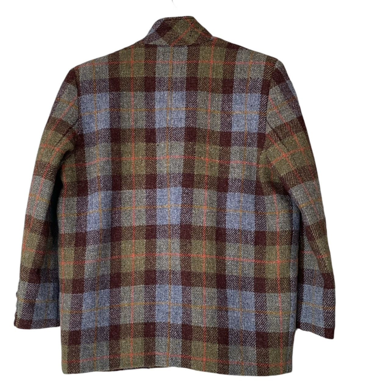 Harris Tweed Vintage HARISS TWEED Hand Woven Wool Blazers Size 42S - 6 Thumbnail