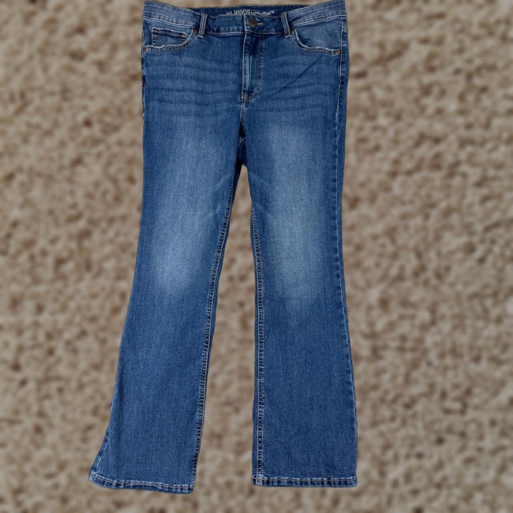 Vintage Maurices Jeans Womens 12 Blue Denim Bootcut Mid Rise 5-Pocket Stretch Regular Inseam 28in Cotton Blue 2000s Cowboy Womens Size 34" / US 12 / IT 48 - 1 Thumbnail