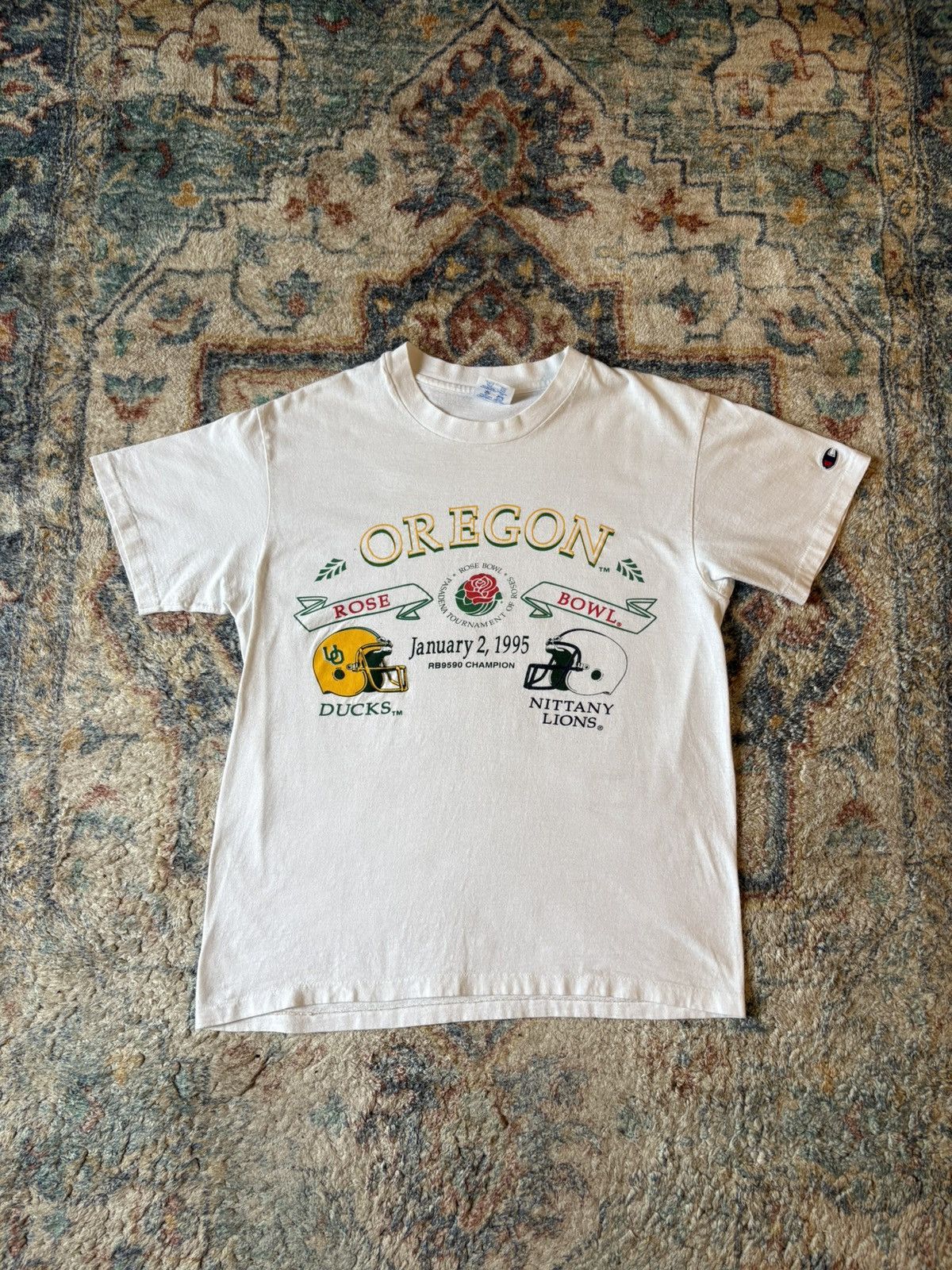 Vintage Champion Oregon Rose Bowl T-shirt Medium