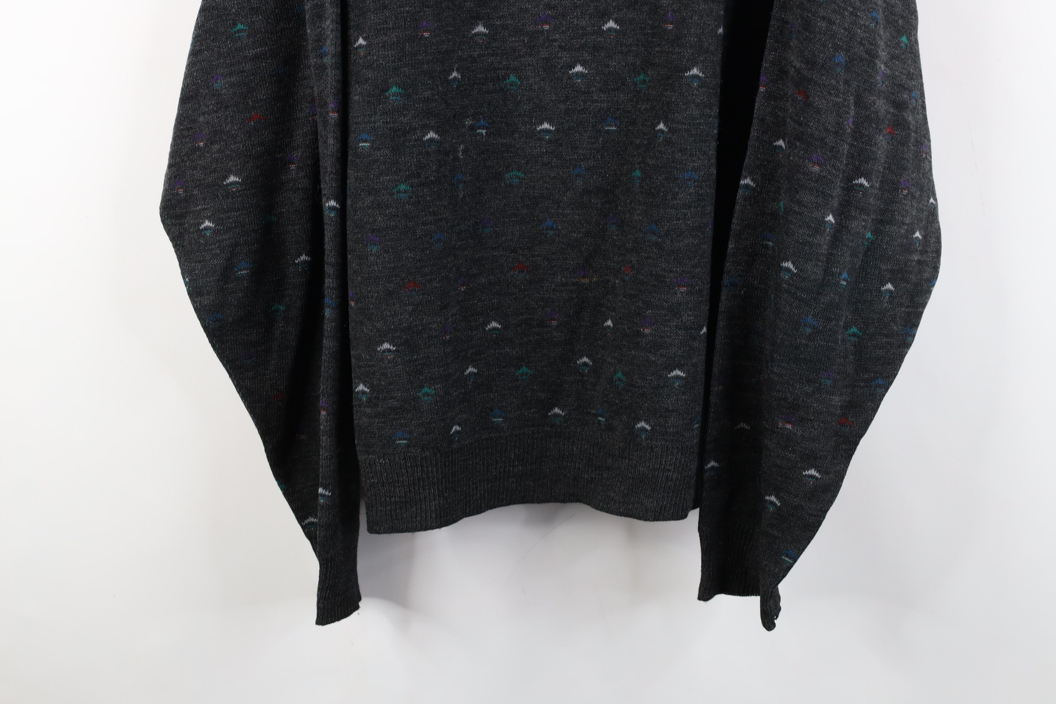 Vintage Vintage 90s Streetwear Wool Blend Knit Crewneck Sweater Size XL / US 12-14 / IT 48-50 - 3 Thumbnail