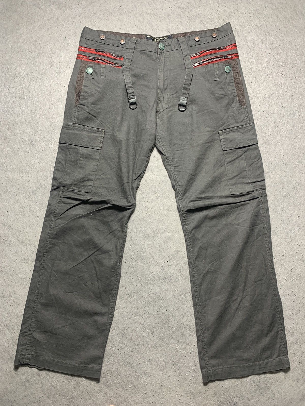 Number (N)ine Japanesene Brand BreathMint Multipocket Bondage Cargo Pant Size US 37 - 9 Thumbnail