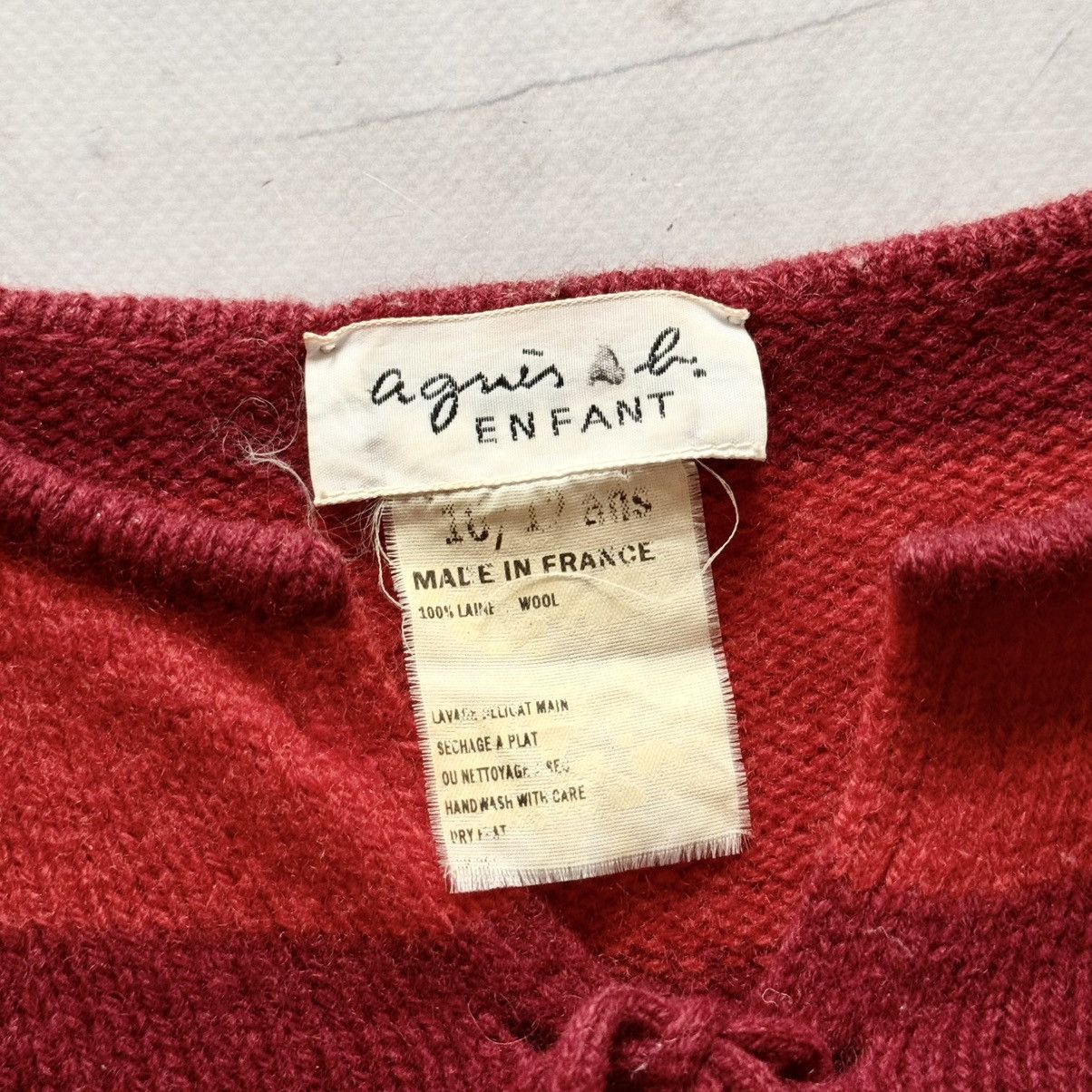 agnes b. Vintage Agnes B Striped France Sweater Cop Copine Vibe Size XS / US 0-2 / IT 36-38 - 6 Thumbnail