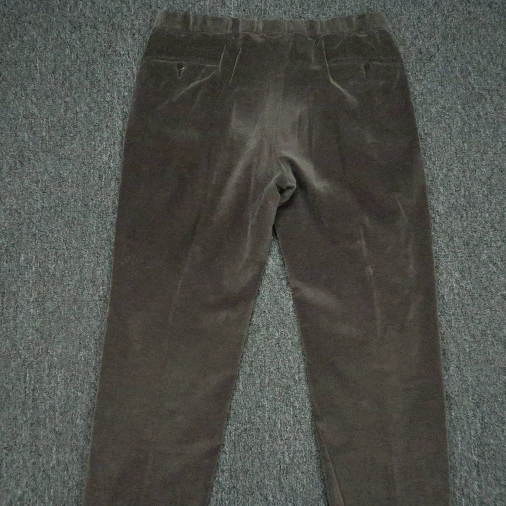 Ermenegildo Zegna Ermenegildo Zegna Pants Mens 36 Regular Brown Corduroy Trouser Chino Flat Front Zip Pockets Vintage: No 32 Inseam Mens Size US 36 / EU 52 - 5 Thumbnail