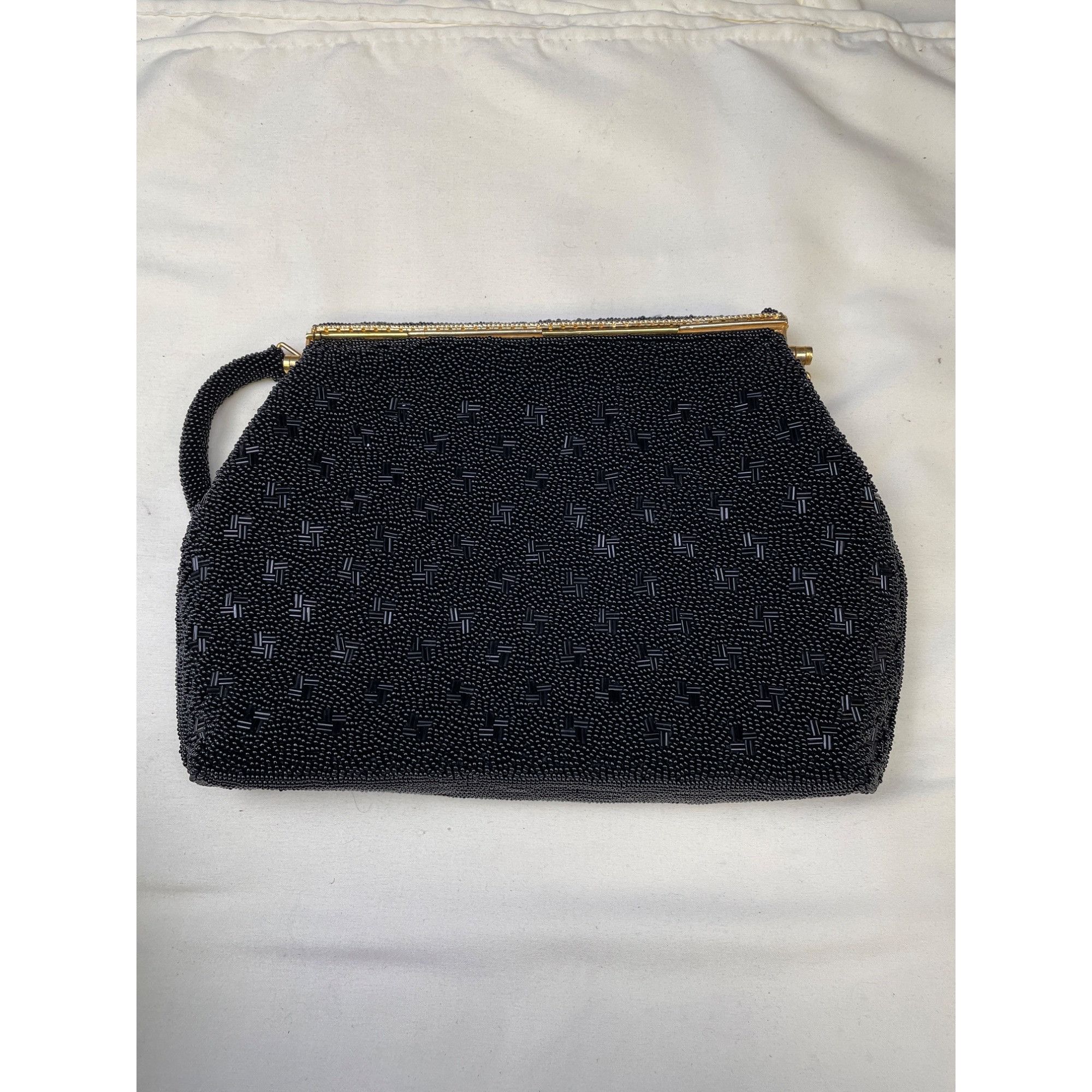 Other Stephen Chx Womens Black Beaded Evening Purse Handbag SKU 65 Size ONE SIZE - 2 Thumbnail