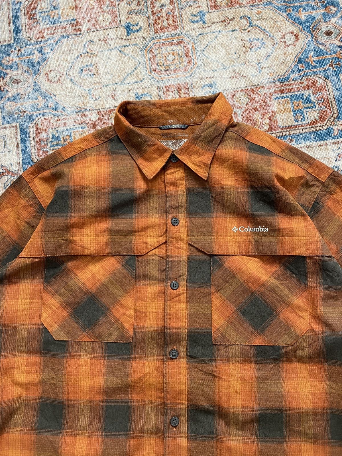 Columbia MOUNTAIN FLANEL SHIRT COLUMBIA VETERANO OMNITECH Size US XL / EU 56 / 4 - 3 Thumbnail