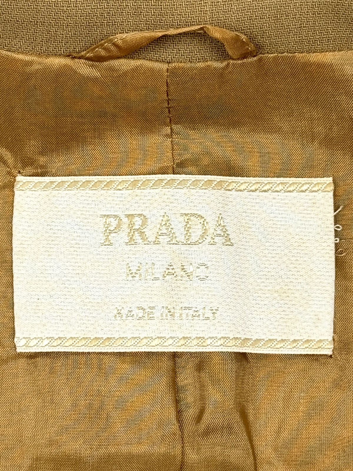 Prada Prada - FW/99 - Leather Trimmed - Wool - Jacket & Skirt Set Size S / US 4 / IT 40 - 18 Thumbnail