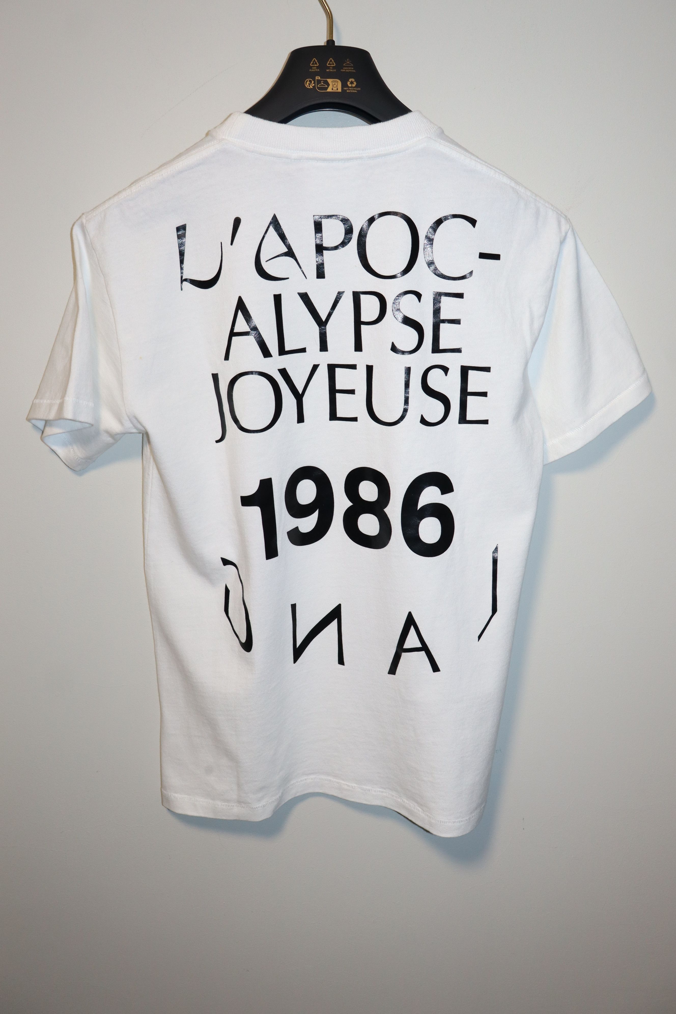 Helmut Lang L'apocalypse joyeuse t-shirt Size US S / EU 44-46 / 1 - 2 Thumbnail