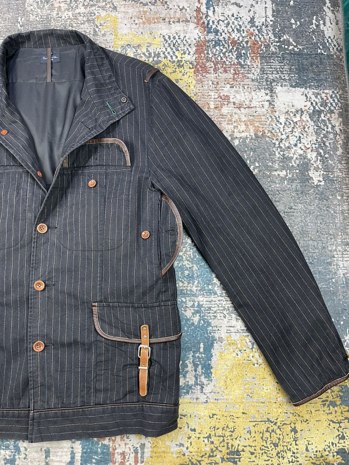 Paul Smith Paul Smith Jeans Pinstripe Cowhide Trim Multi Pocket Size US M / EU 48-50 / 2 - 3 Thumbnail