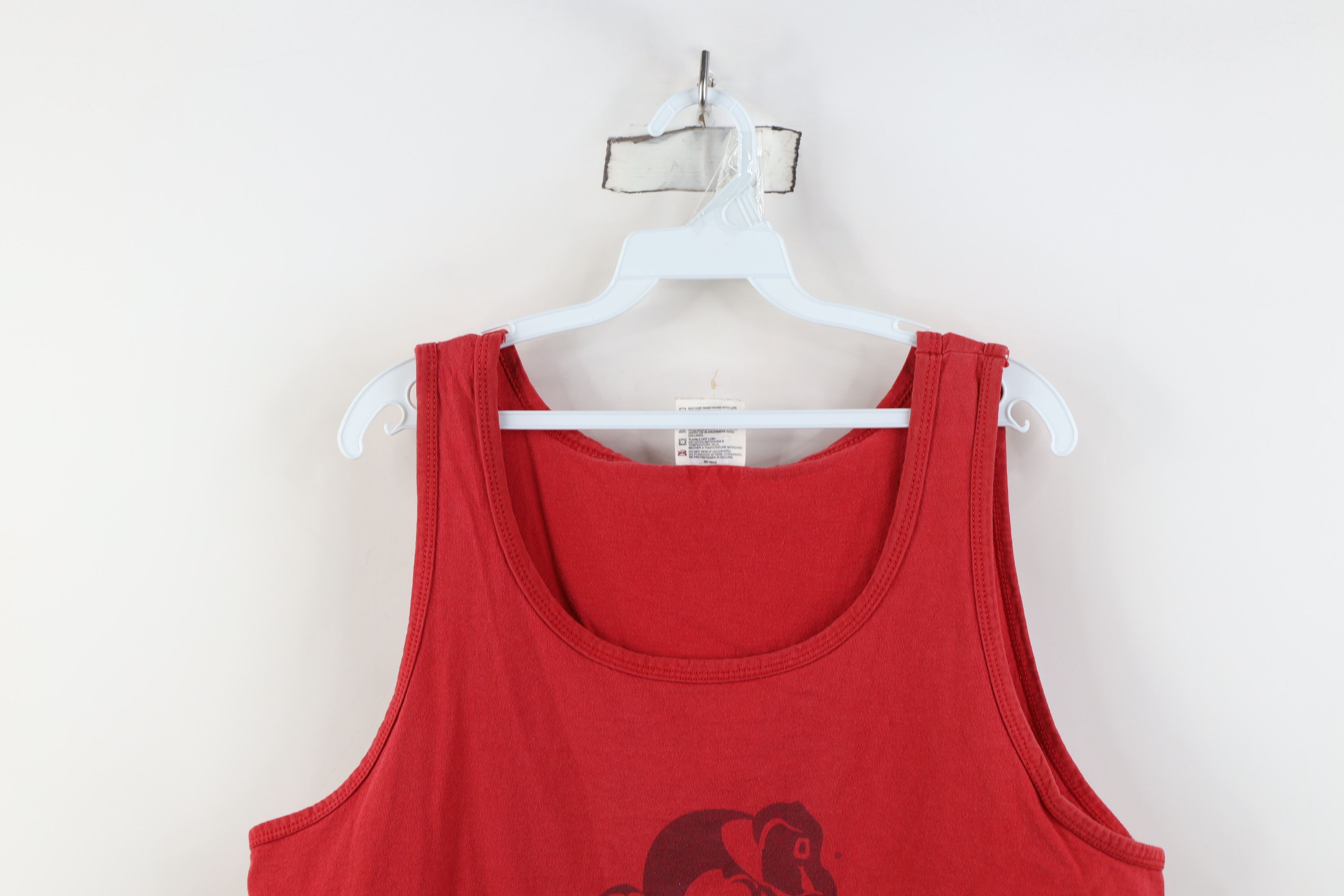 Vintage Vintage 90s Ohio State University Tank Top T-Shirt Cotton Size US L / EU 52-54 / 3 - 2 Thumbnail