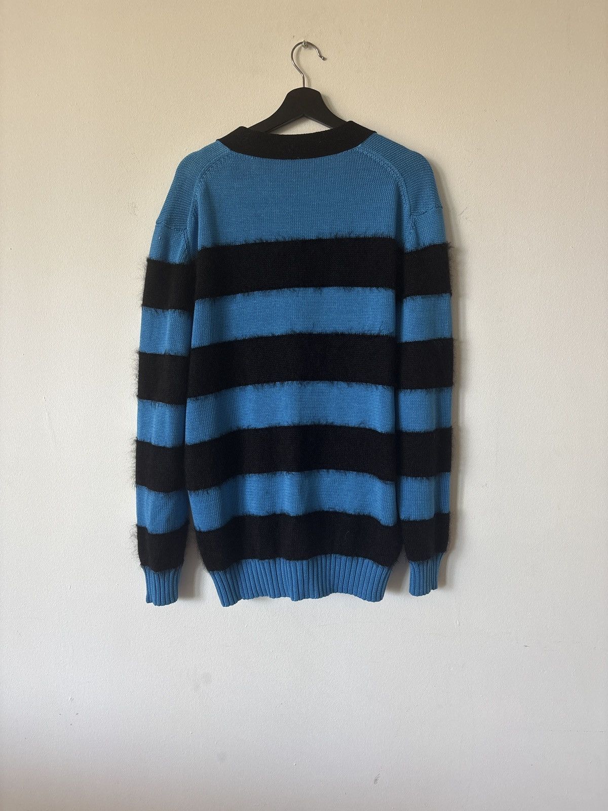 Alexander McQueen Alexander McQueen striped cotton-knit cardigan Size US L / EU 52-54 / 3 - 2 Thumbnail