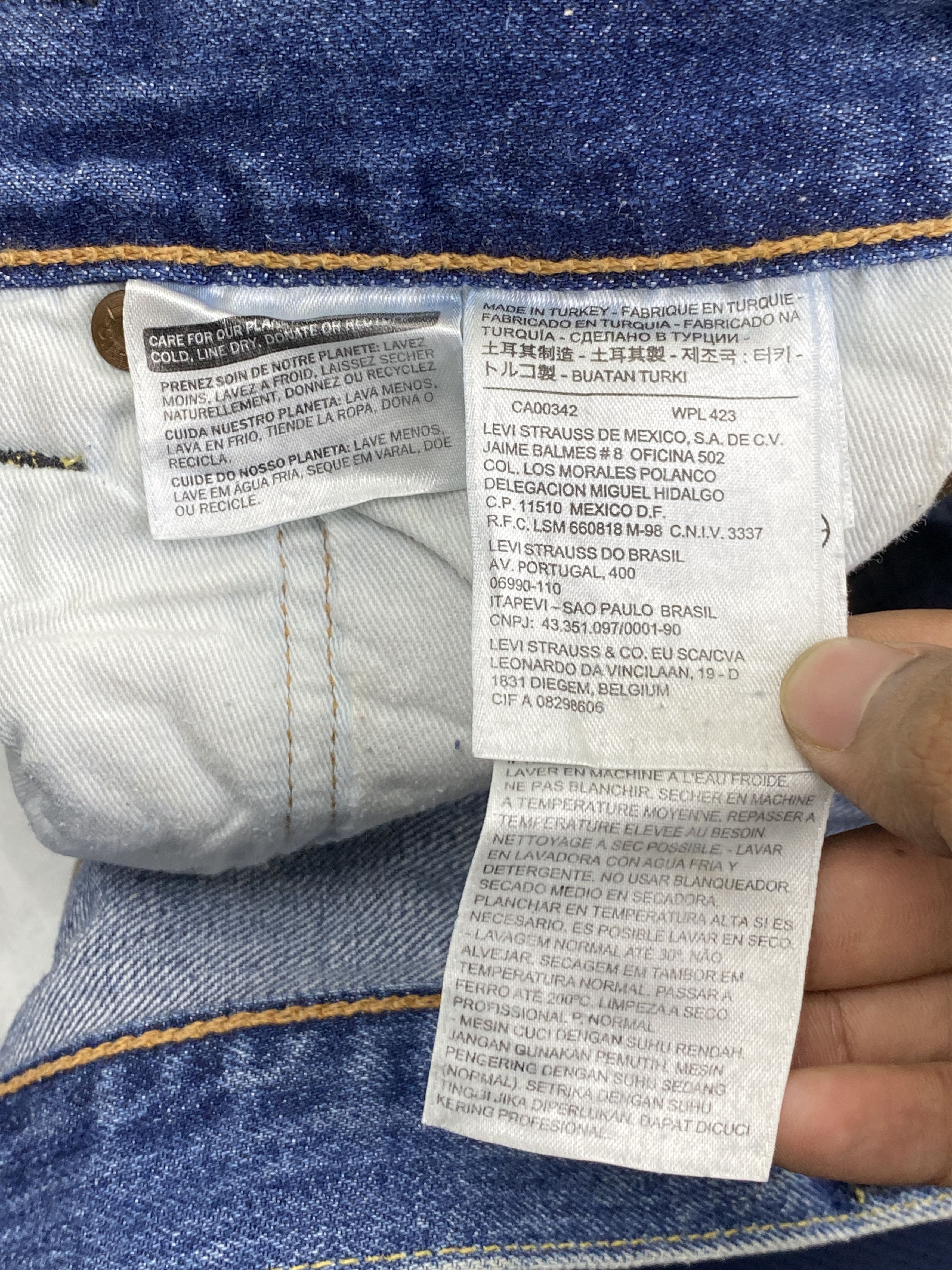 Levi's Vintage Levis 501 Button Fly Jeans DP2768 Size US 32 / EU 48 - 10 Thumbnail