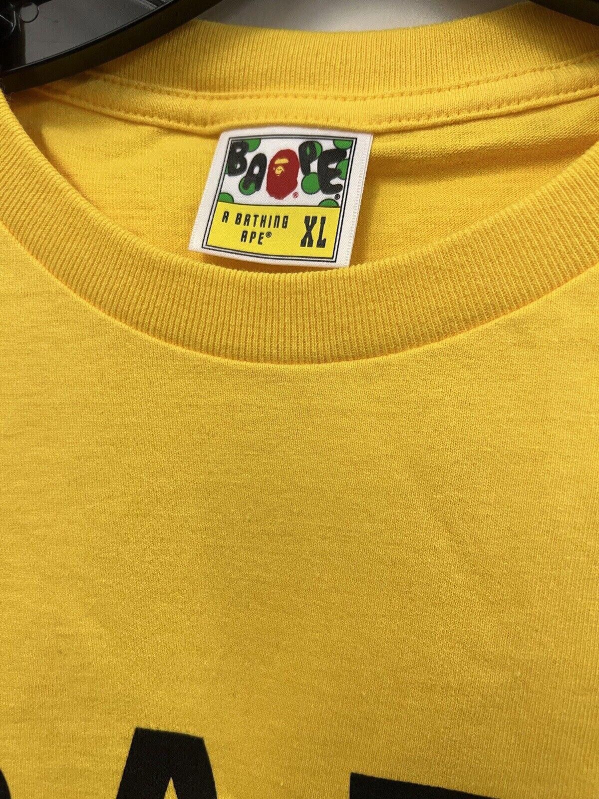 Bape BAPE Keith Haring Foundation Tee 2 XL Yellow a bathing ape Size US XL / EU 56 / 4 - 4 Thumbnail