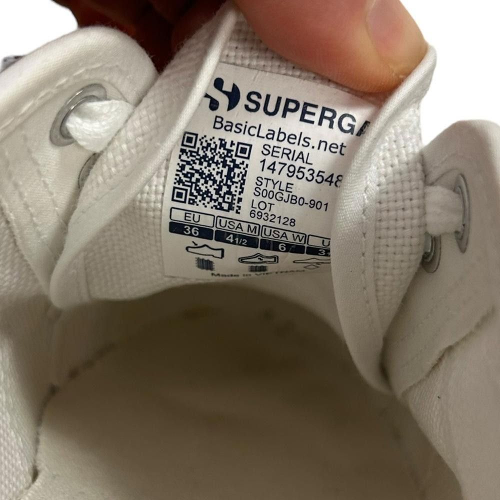 Superga Superga l 2402 Mule White Slide On Size 6 Size US 6 / IT 36 - 7 Thumbnail