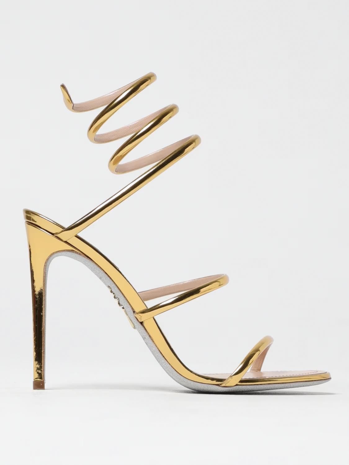 Rene Caovilla Rene Caovilla Heeled Sandal Woman Gold Size US 6.5 / IT 36.5 - 1 Thumbnail