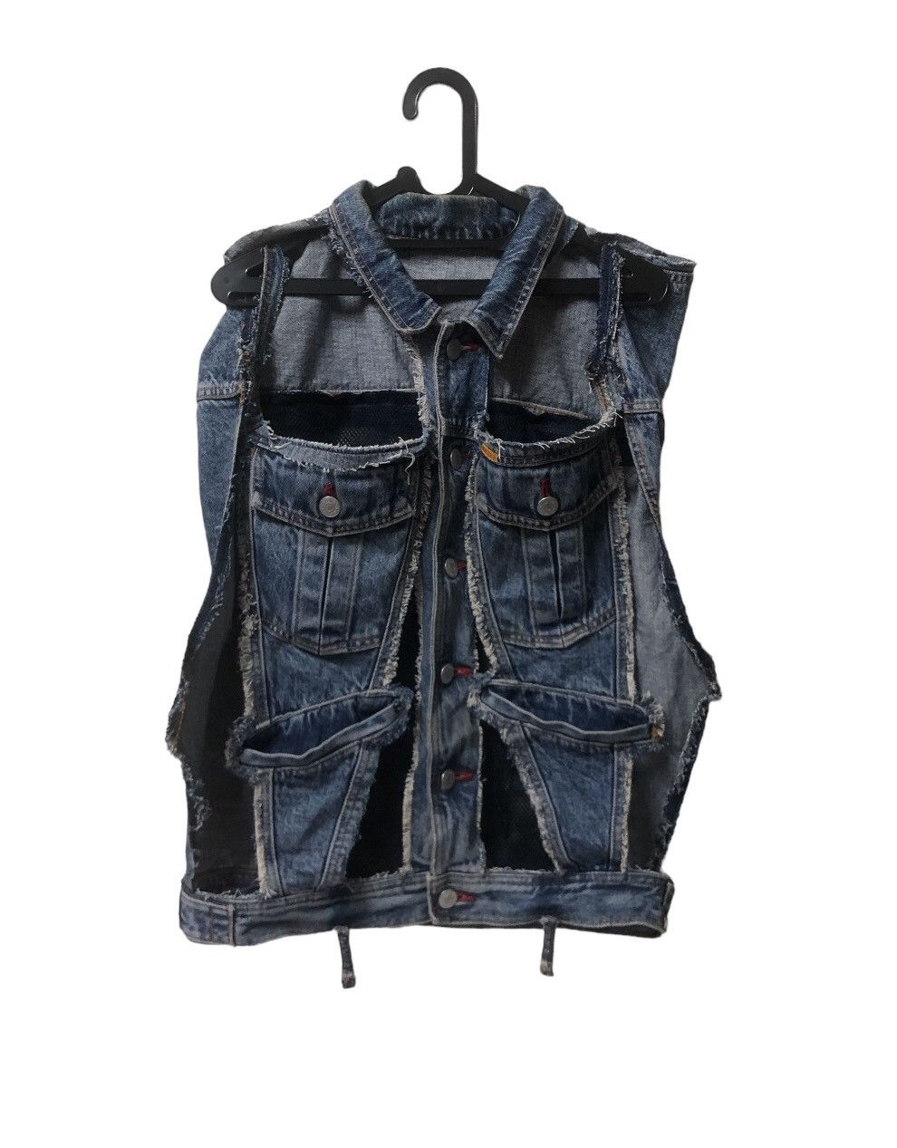 image of Edwin Jeans Crazy Design in Blue, Men's (Size Large)