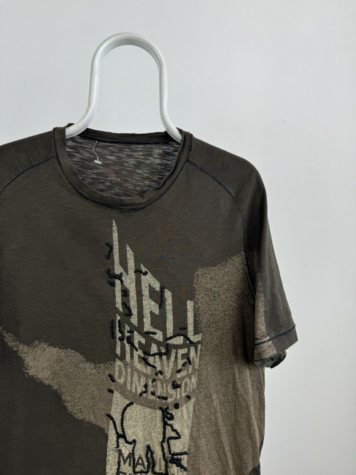 Marithe + Francois Girbaud Vintage Marithe Francois Girbaud Hell Heaven Dimension Tee Size US XXL / EU 58 / 5 - 2 Thumbnail