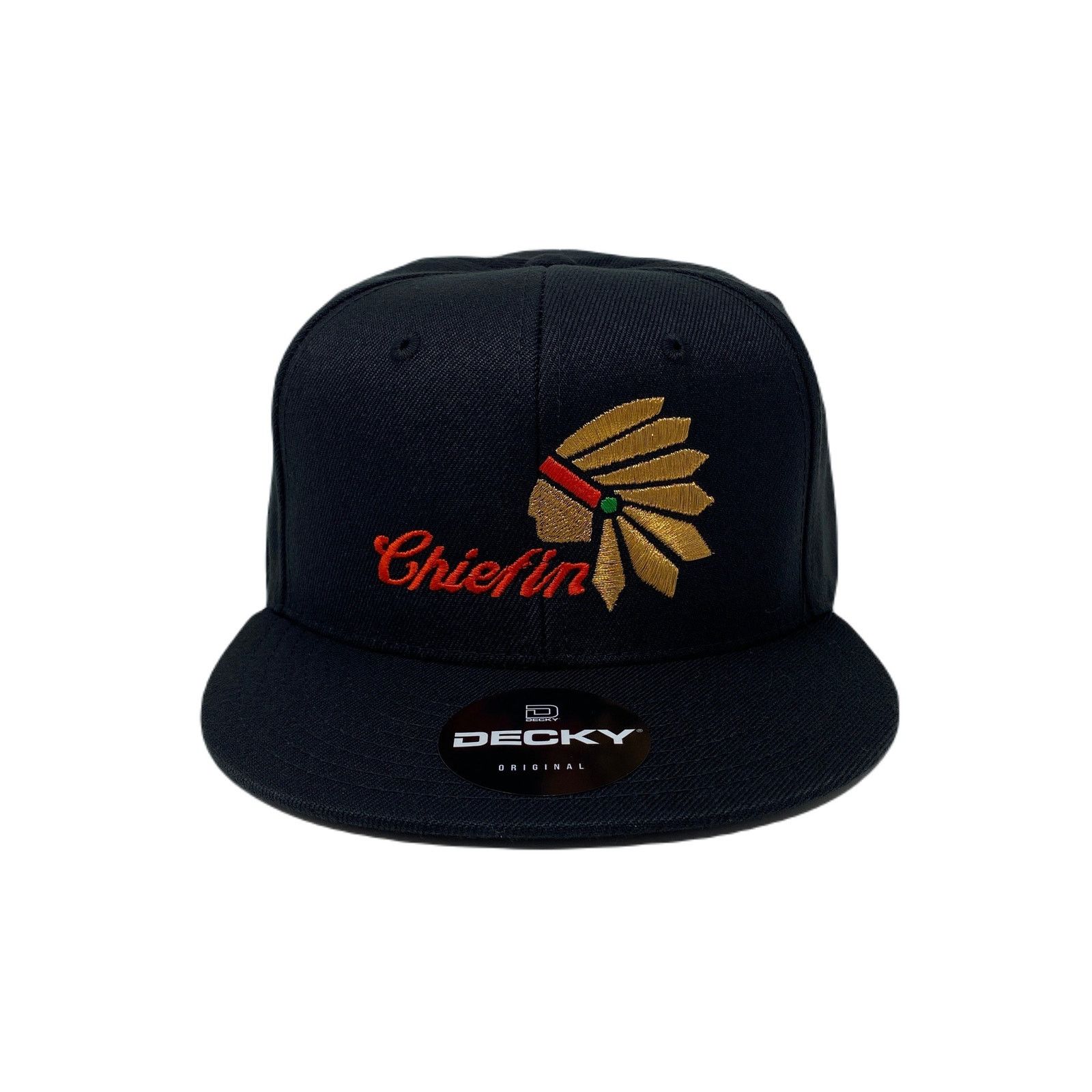 Other Chiefin Snapback Hat All Black Size ONE SIZE - 2 Thumbnail